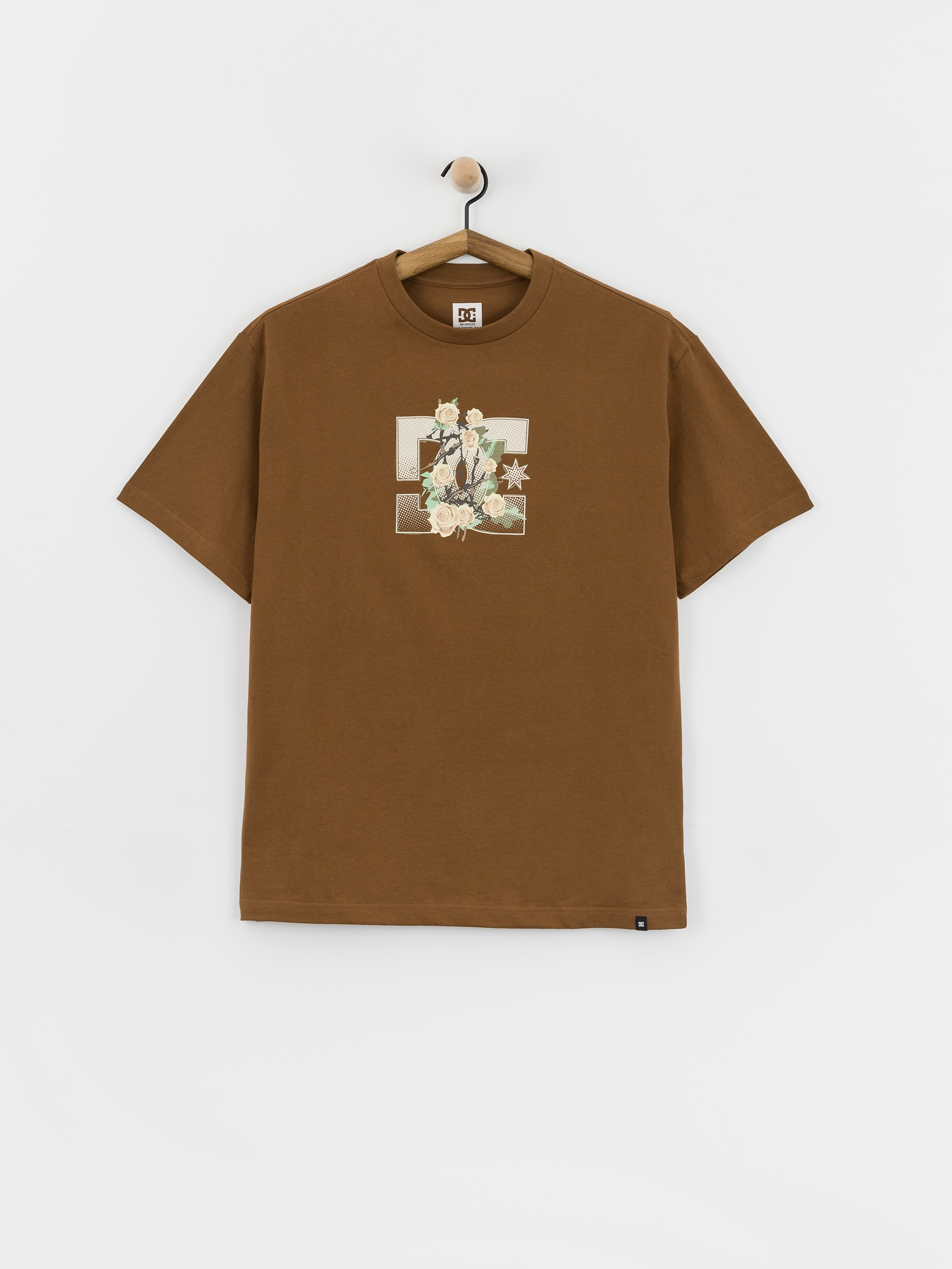 Tričko DC Rose And Thorn Star (toffee)