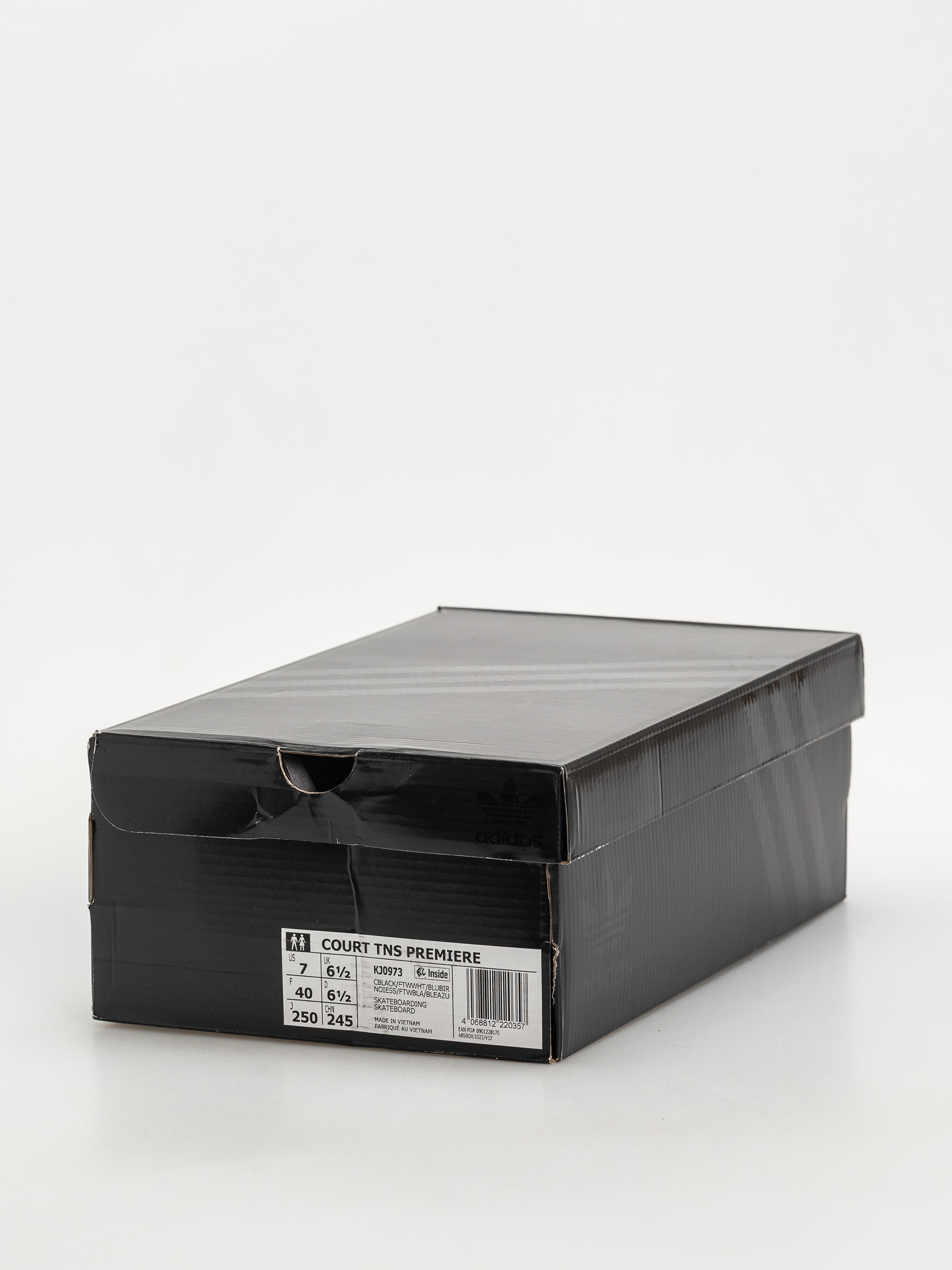 Boty adidas Court Tns Premiere (cblack/ftwwht/blubir)