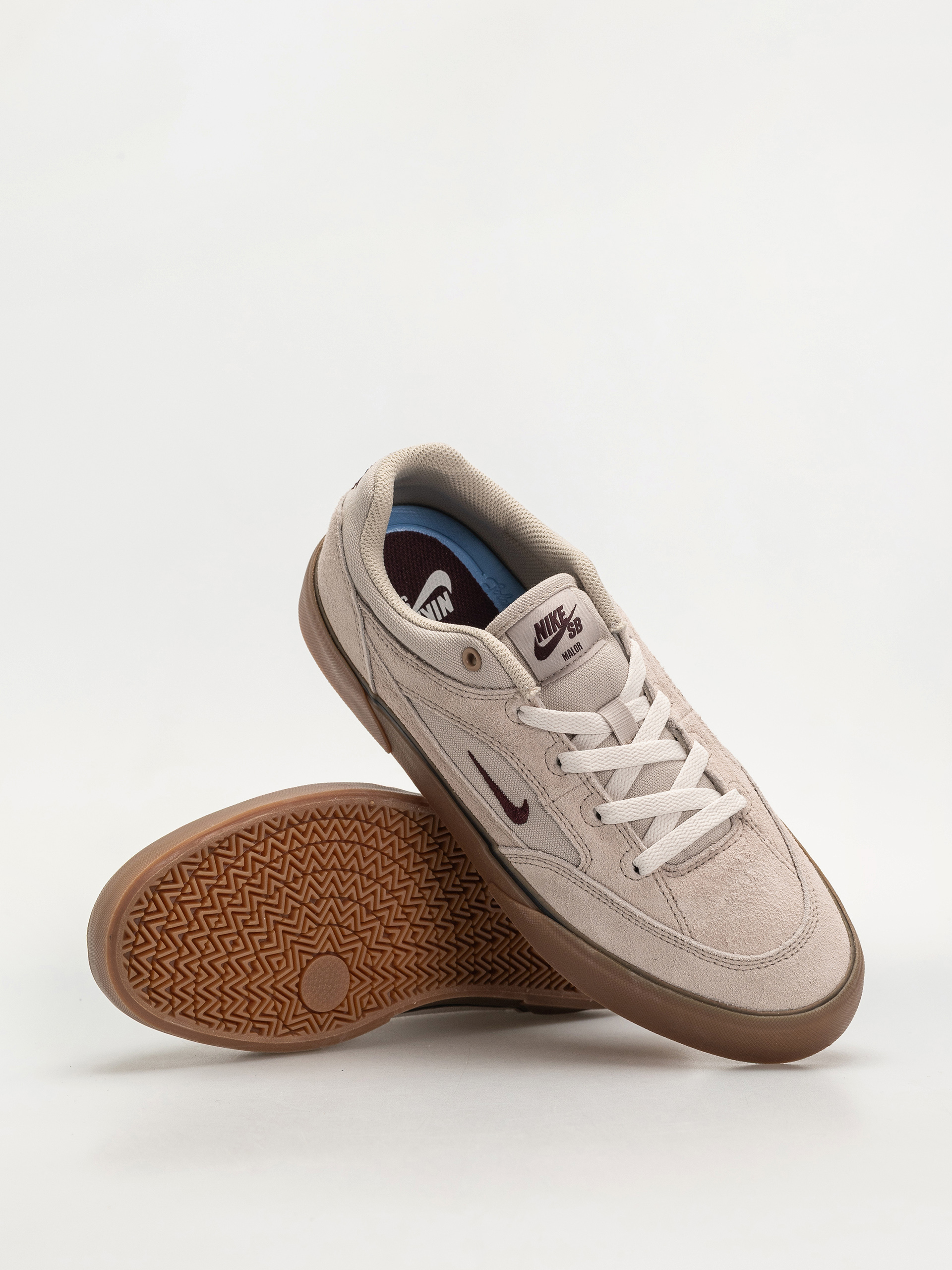 Boty Nike SB Malor (cream ii/burgundy crush phantom)