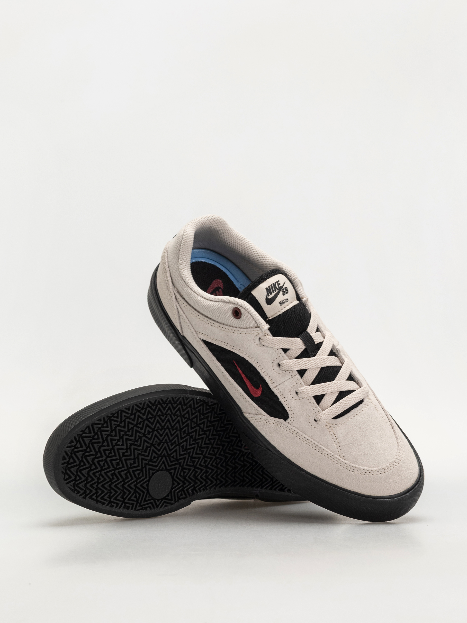 Boty Nike SB Malor (lt orewood brn/team red black)