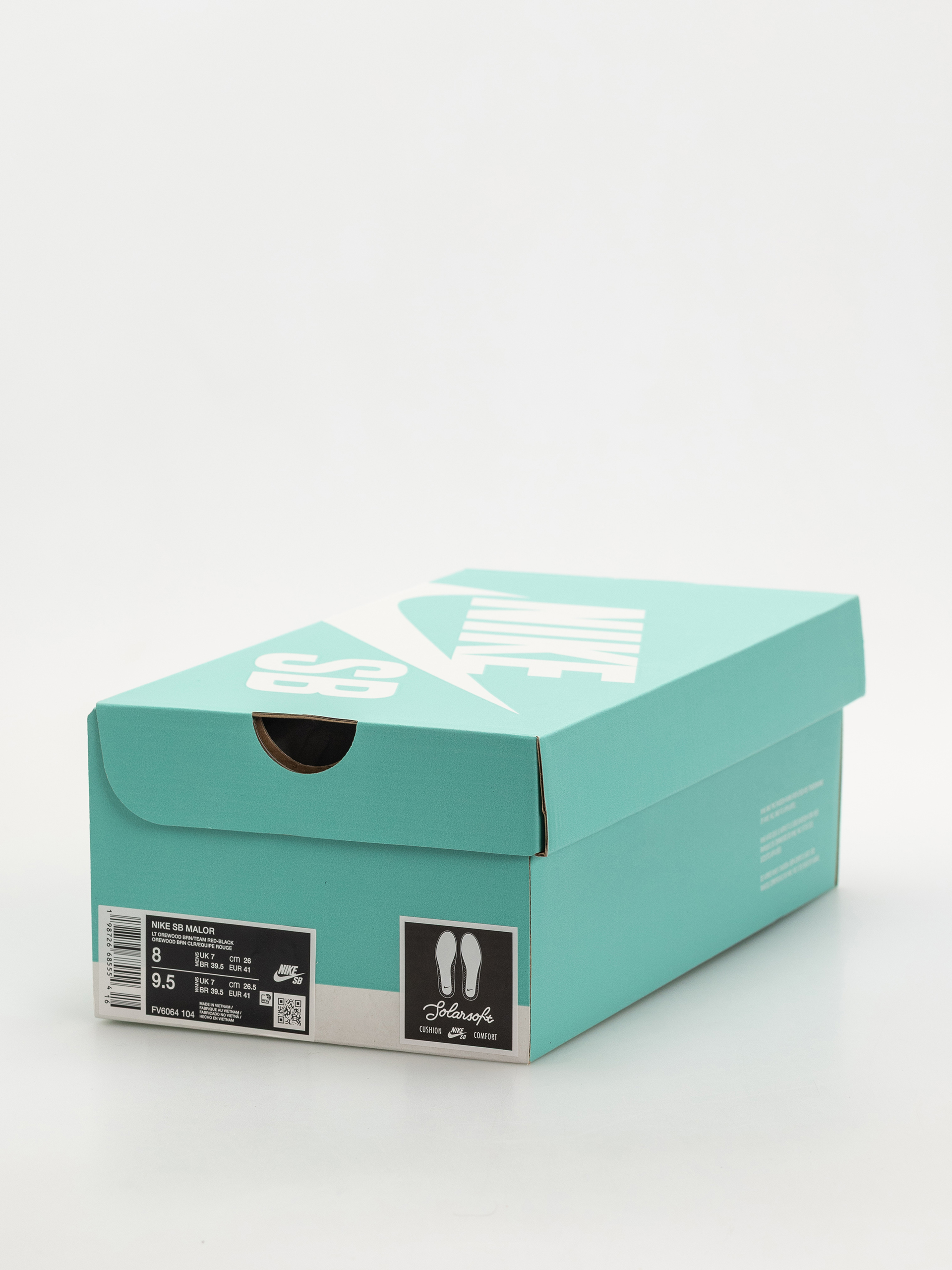 Boty Nike SB Malor (lt orewood brn/team red black)