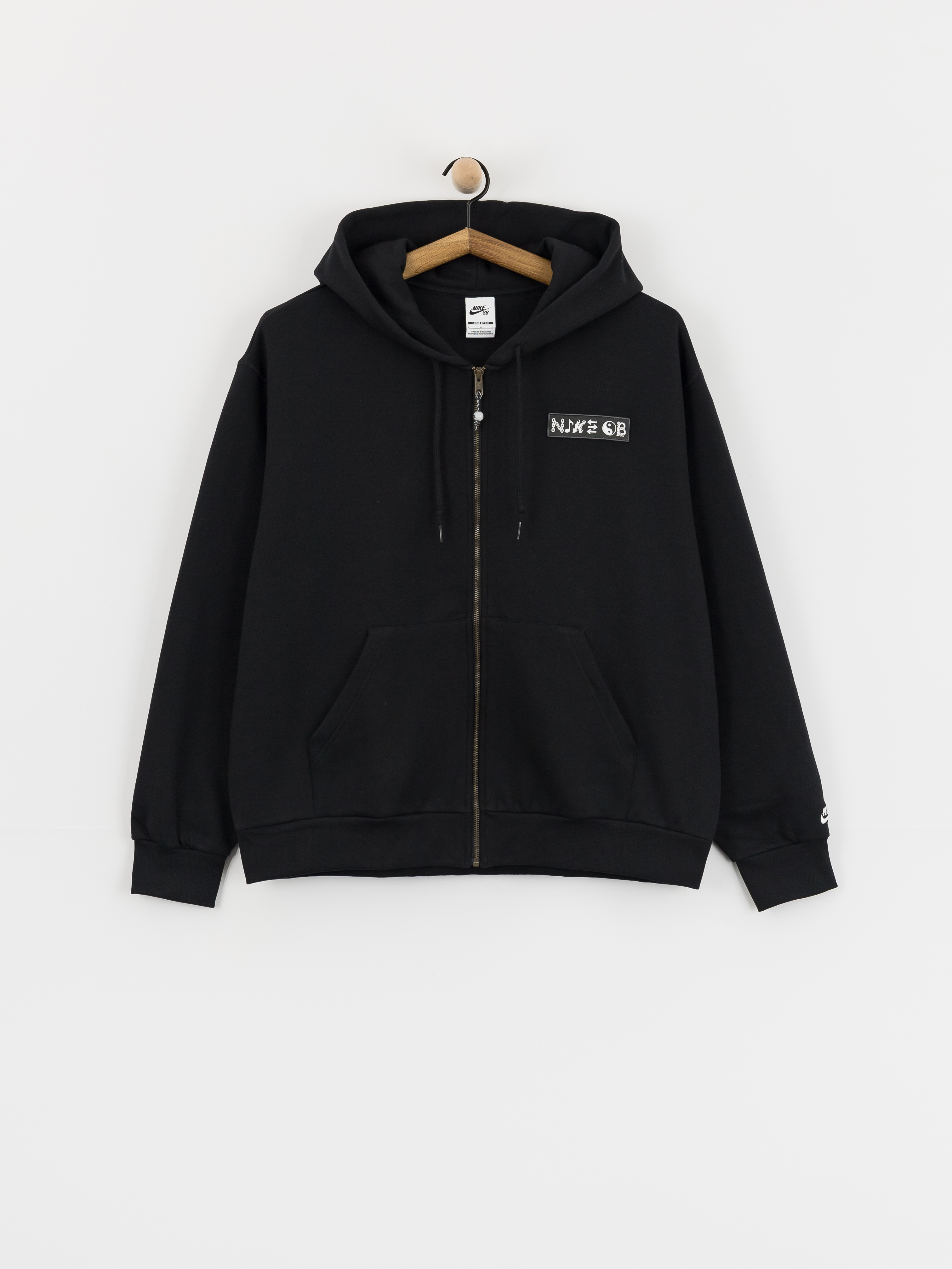 Mikina s kapucí Nike SB Souvenir FLC ZHD (black)