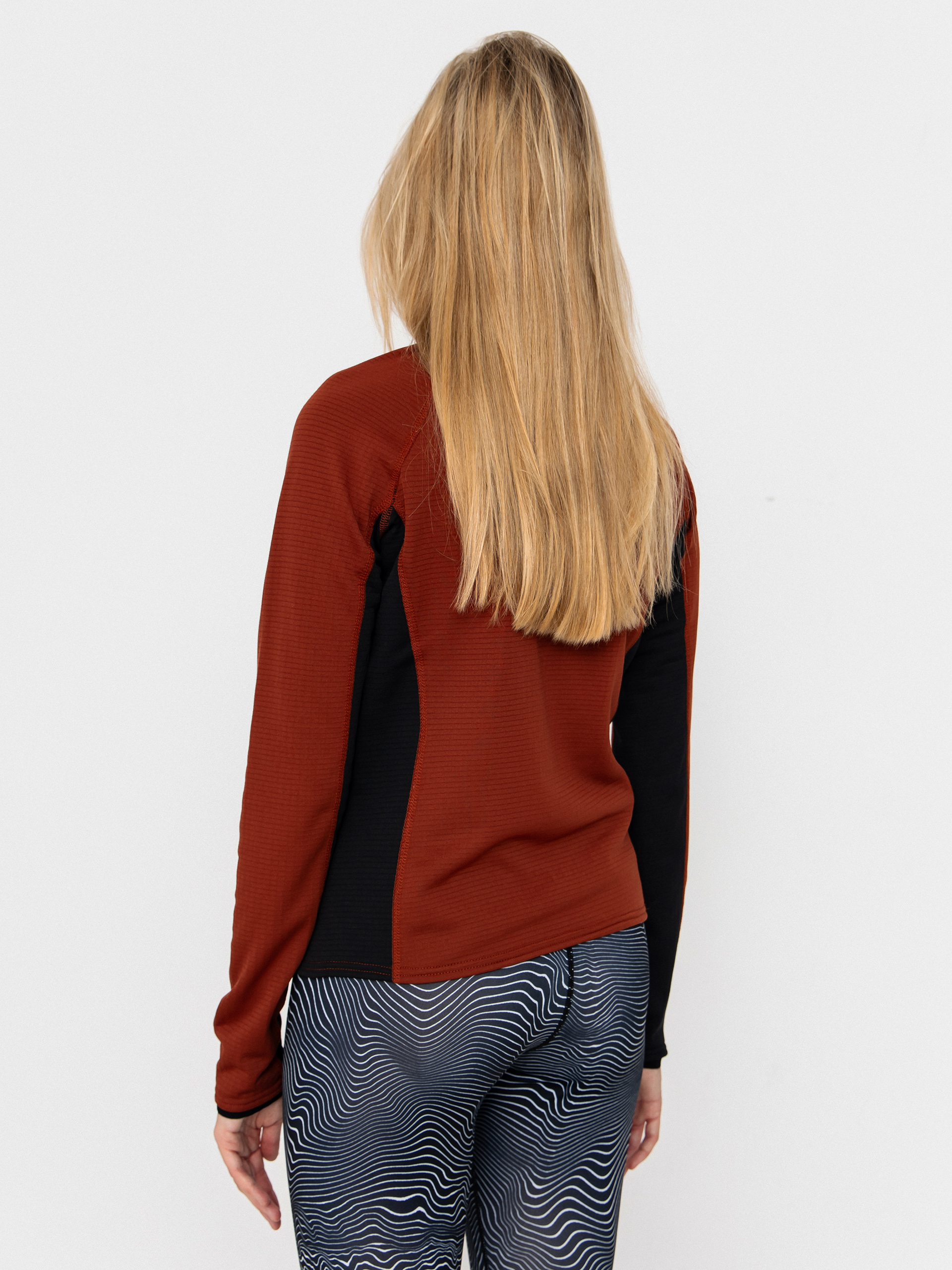 Dámská Termomikina  Volcom Gridlock Crew Neck (henna)