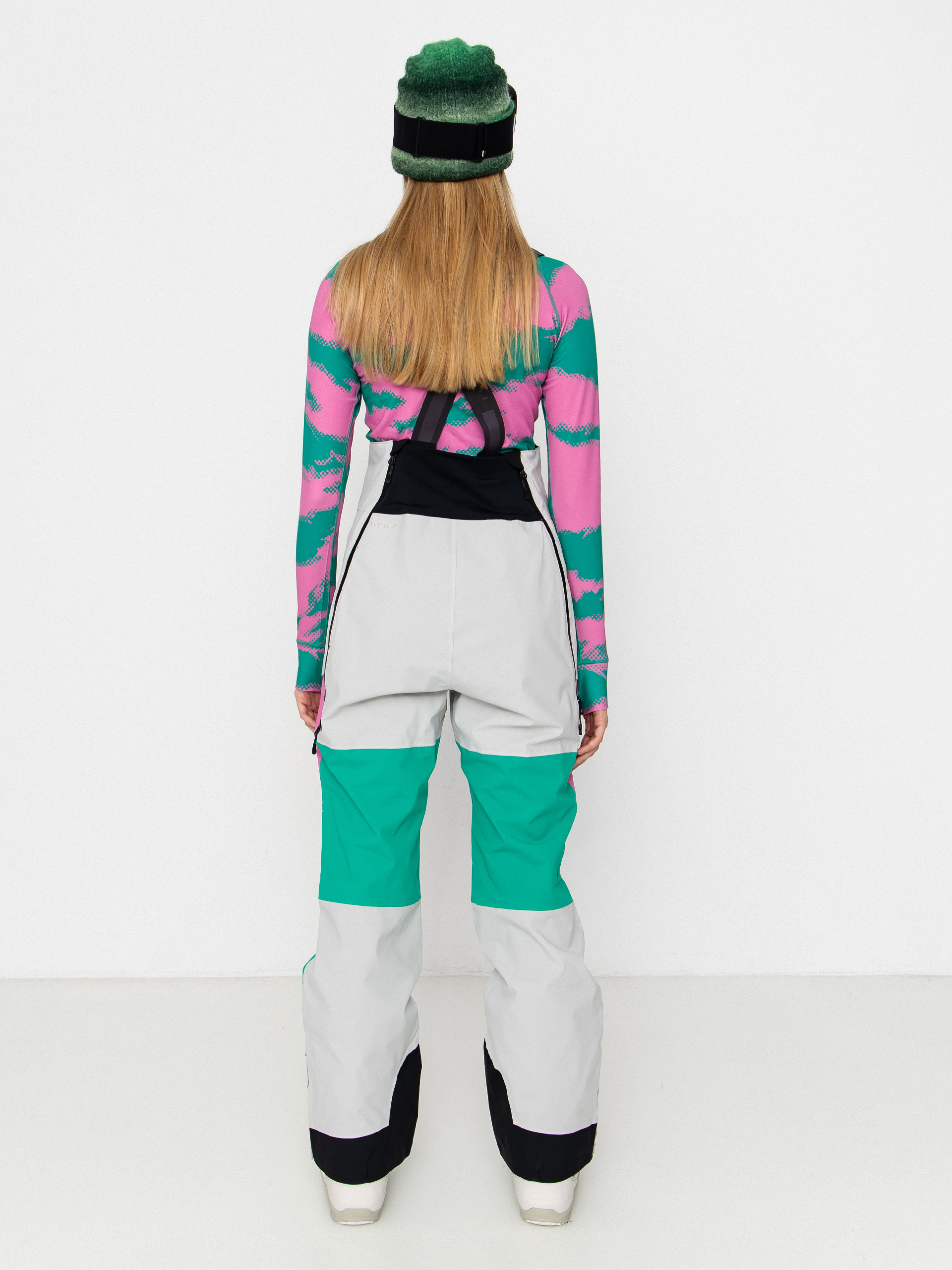 Dámské Snowboardové kalhoty  Picture Elwy BIB (vapor grey)