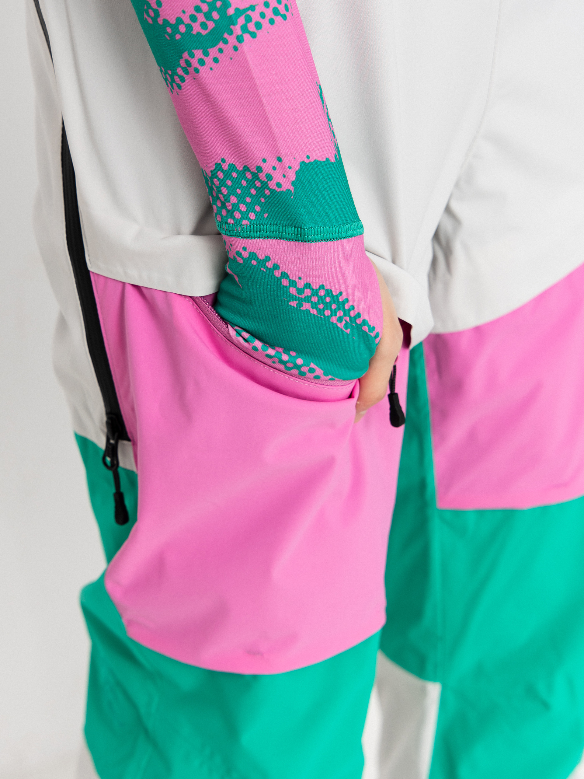 Dámské Snowboardové kalhoty  Picture Elwy BIB (vapor grey)