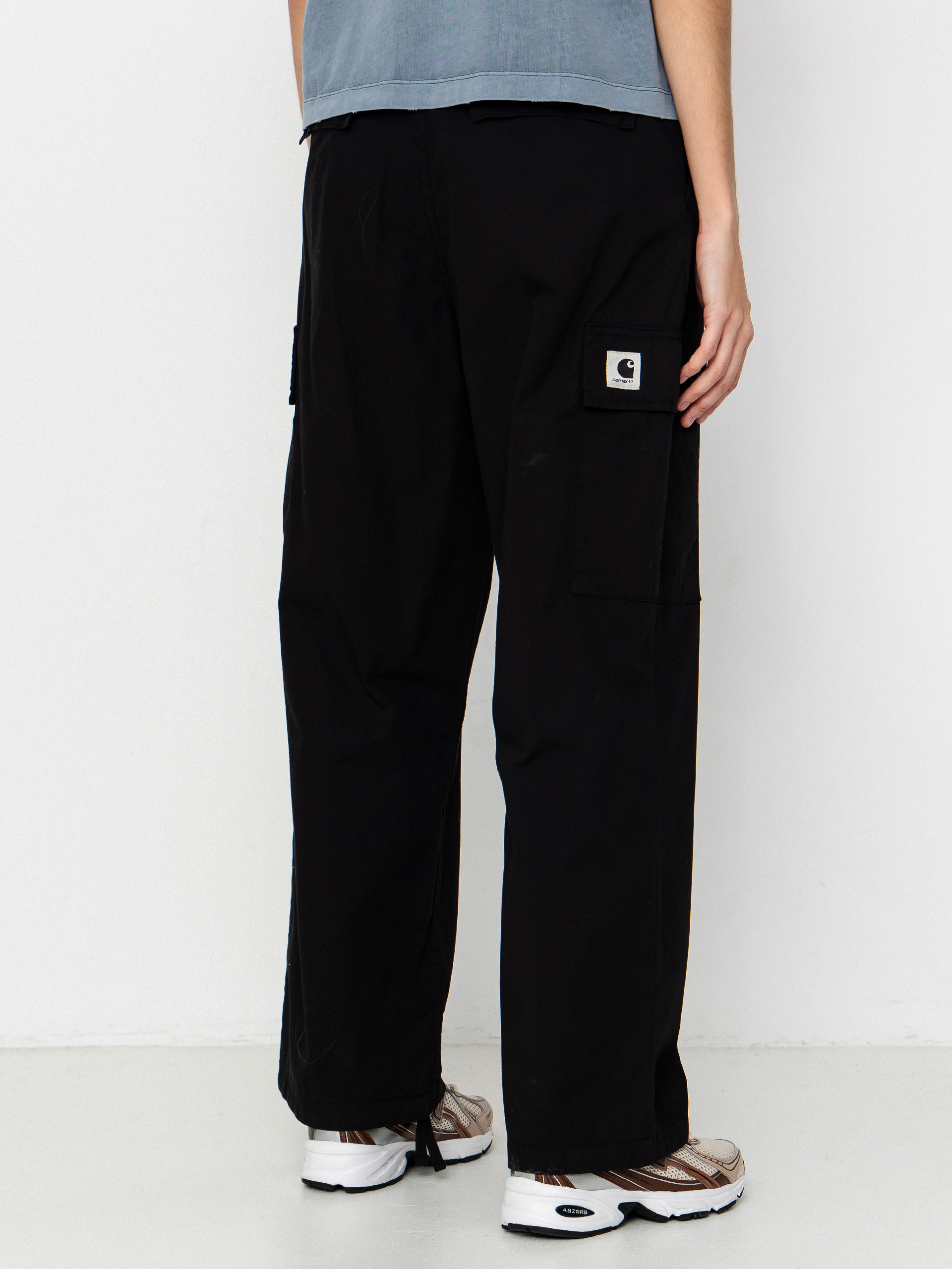 Kalhoty Carhartt WIP Kingston Wmn (black/garment dyed)
