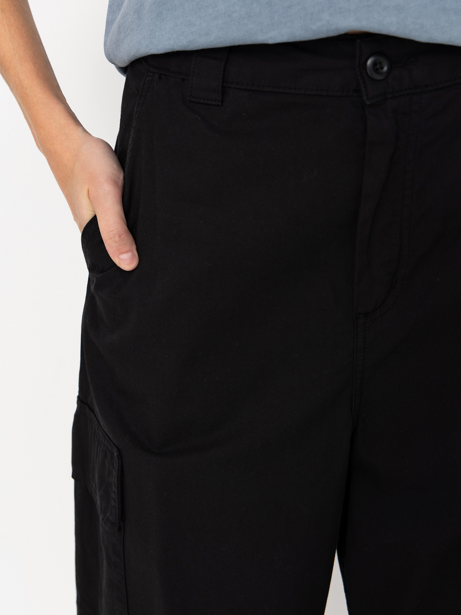 Kalhoty Carhartt WIP Kingston Wmn (black/garment dyed)