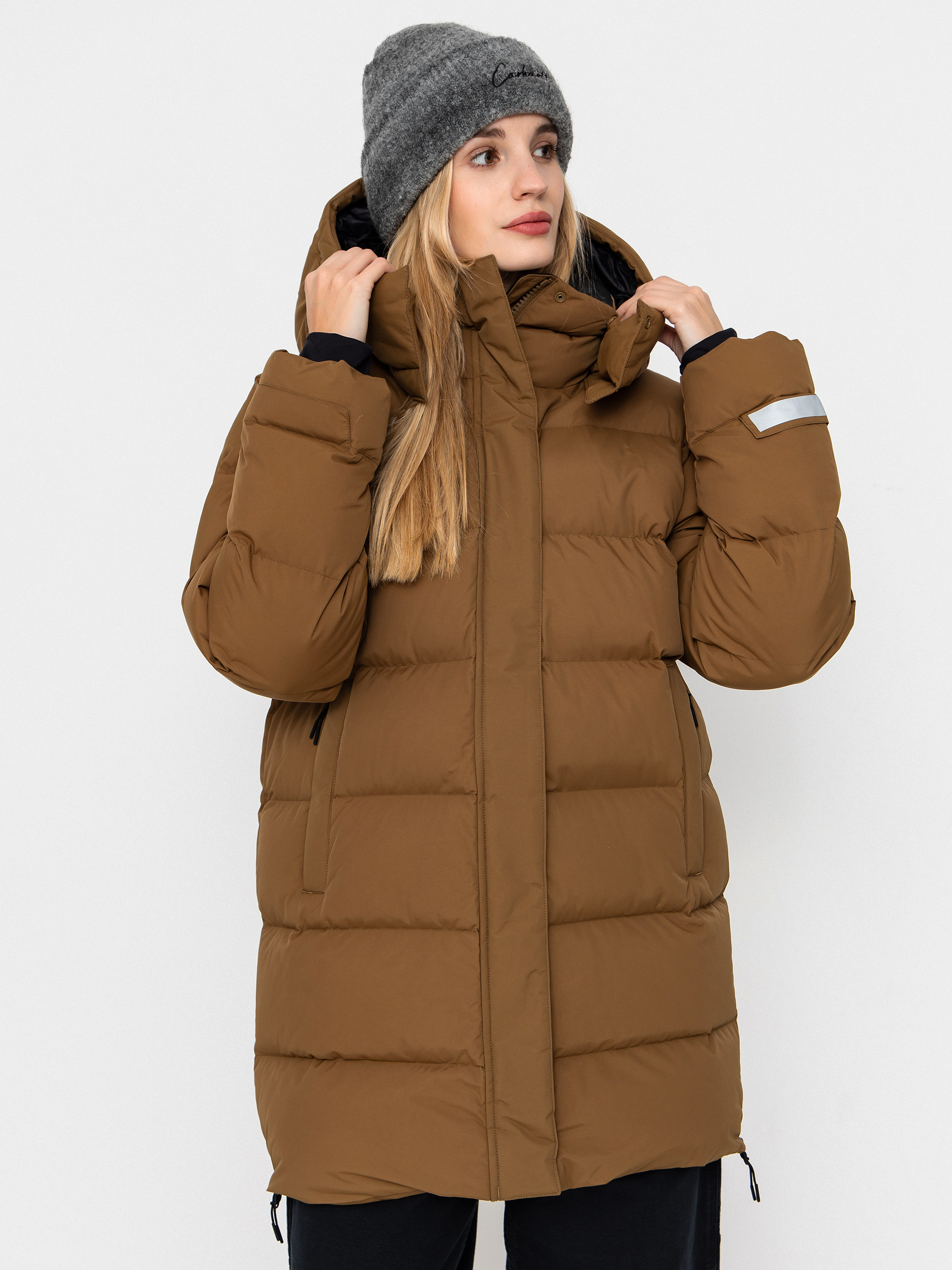 Bunda Helly Hansen Aspire Puffy Parka Wmn (sepia)