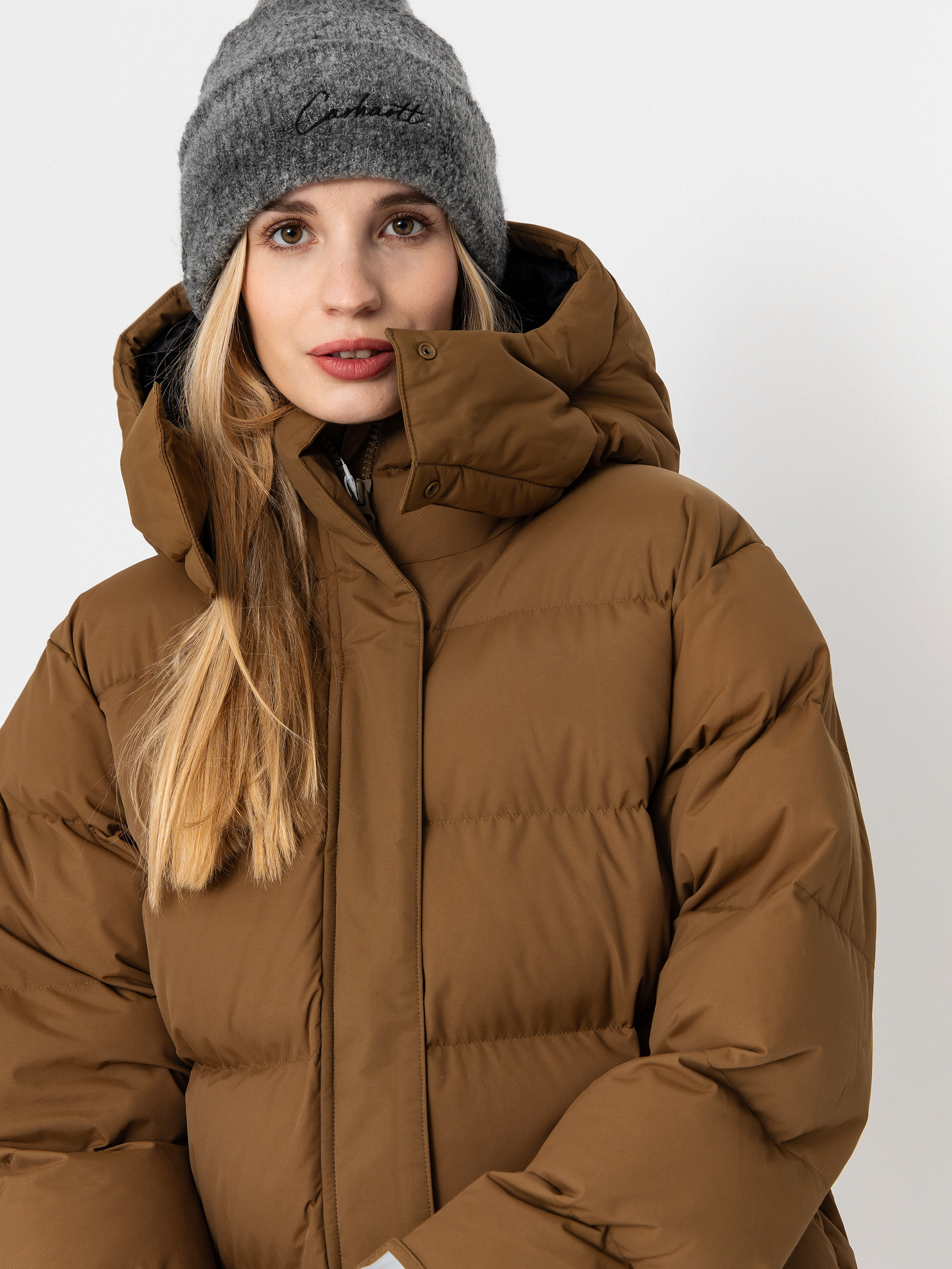 Bunda Helly Hansen Aspire Puffy Parka Wmn (sepia)