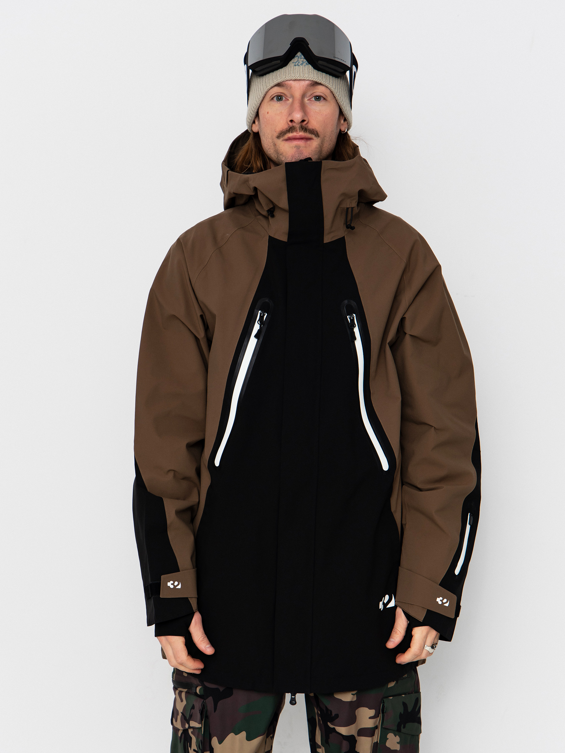 Snowboardovu00e1 bunda ThirtyTwo Deep Creek Parka (tobacco)