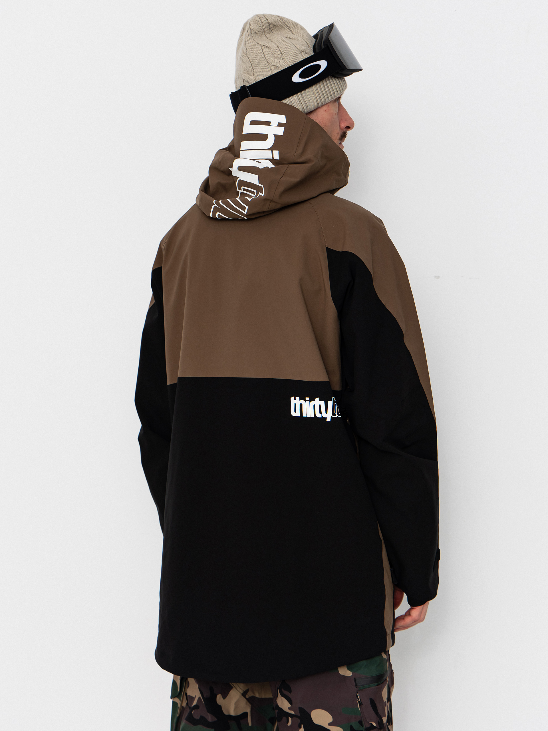 Pánská Snowboardová bunda ThirtyTwo Deep Creek Parka (tobacco)