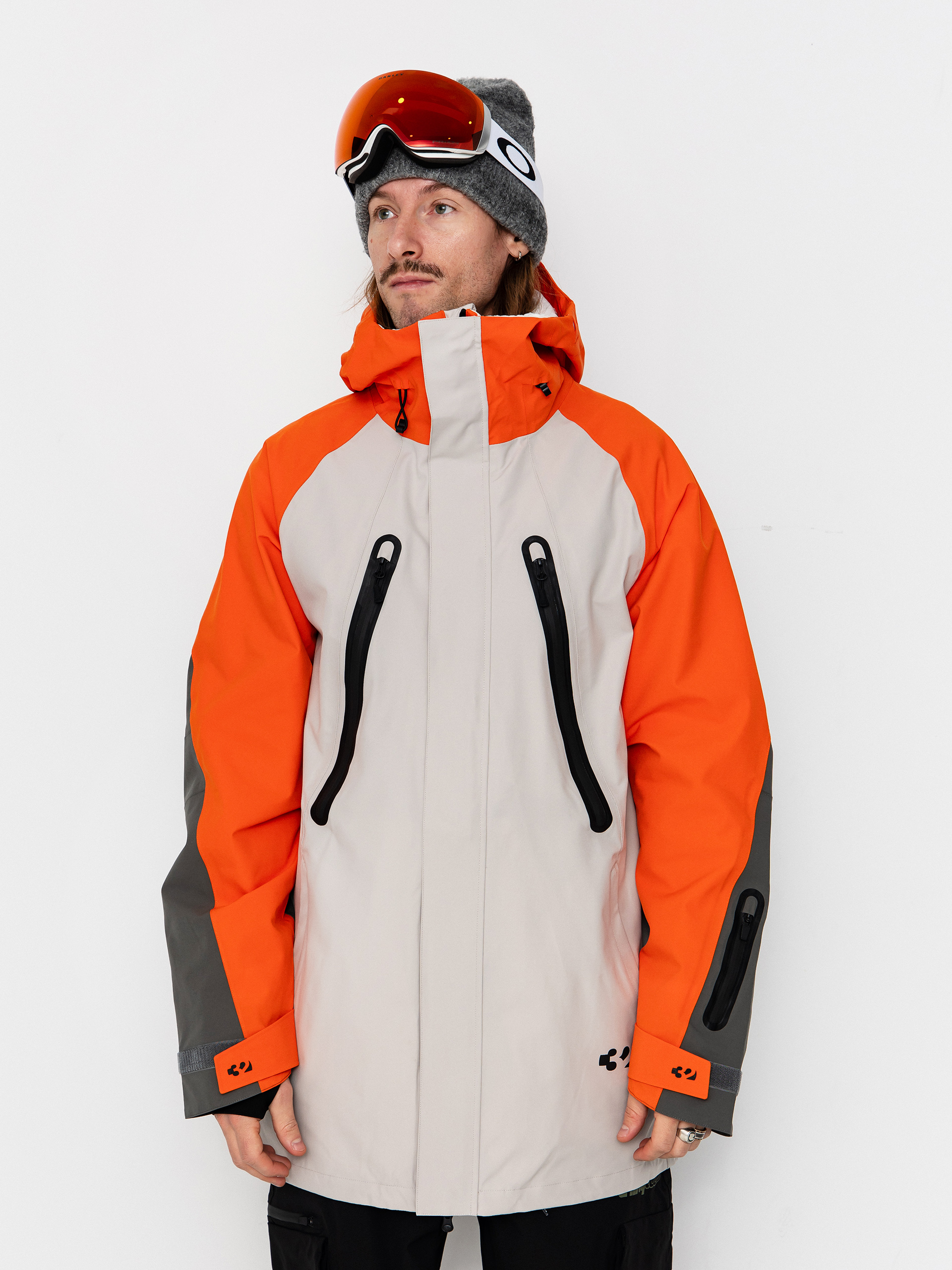 Pánská Snowboardová bunda ThirtyTwo Deep Creek Parka (orange)
