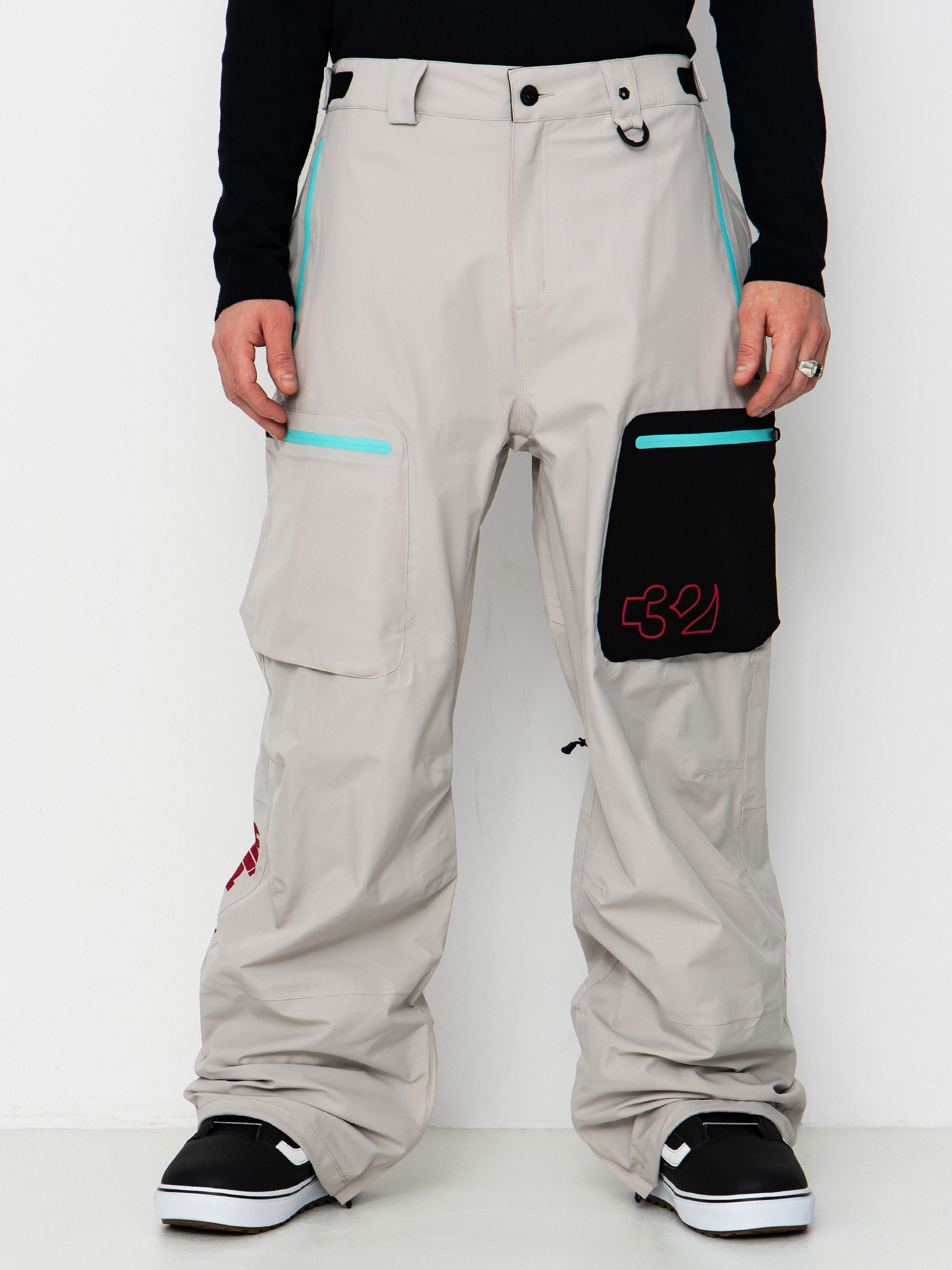 Pánské Snowboardové kalhoty  ThirtyTwo Tm Recycled (cement)