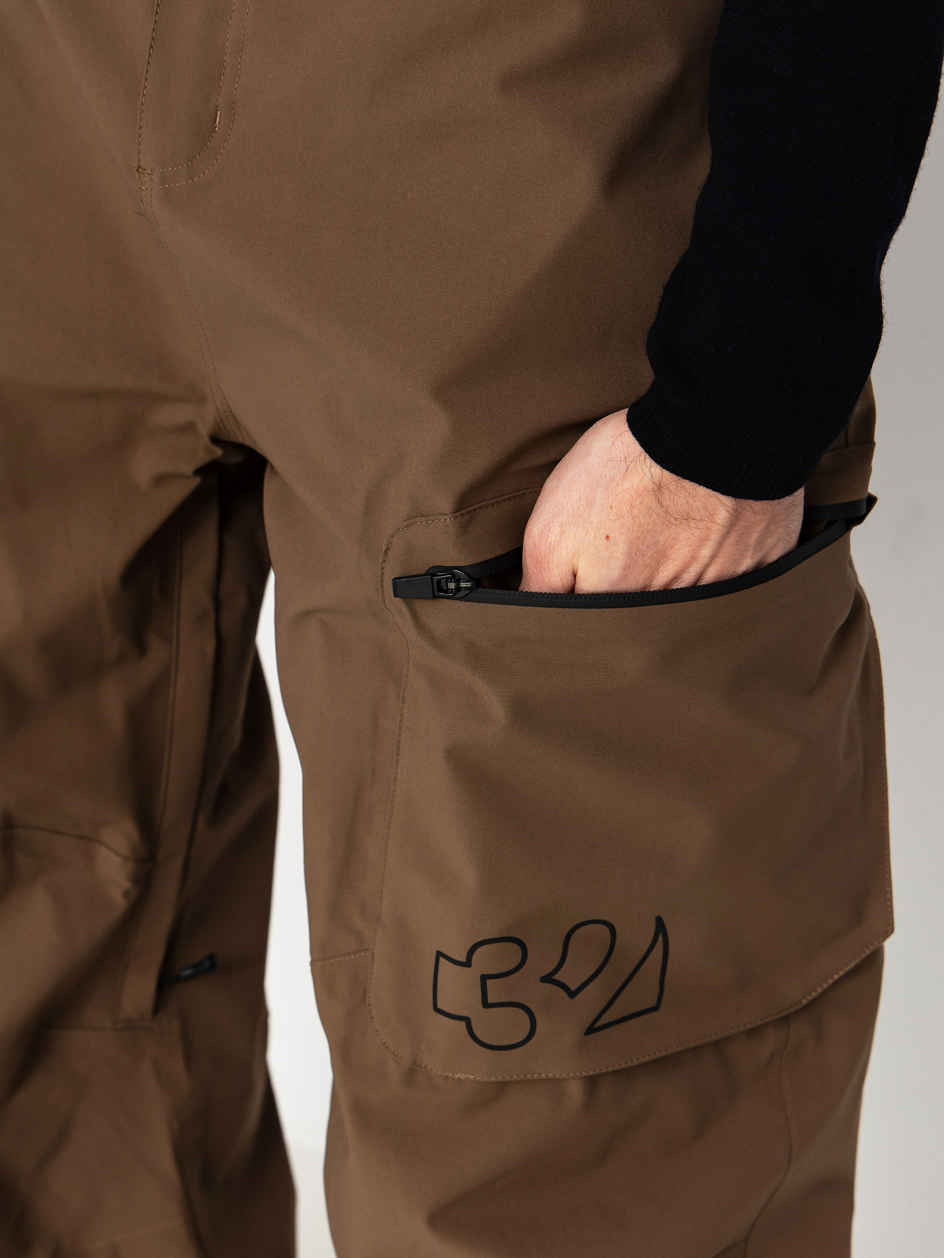 Pánské Snowboardové kalhoty  ThirtyTwo Tm Recycled (tobacco)