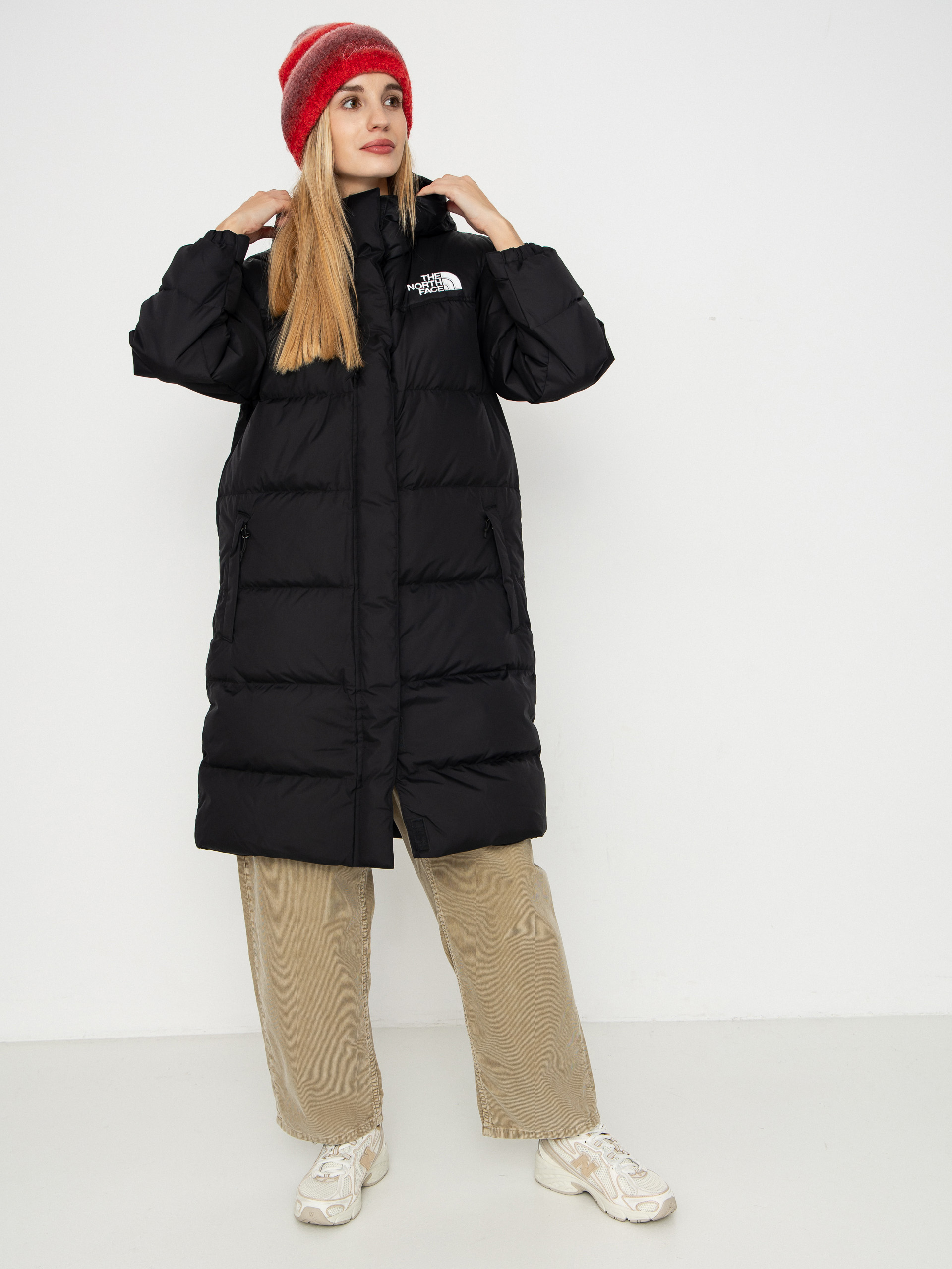 Bunda The North Face Nuptse Parka Wmn (tnf black/npf/r)