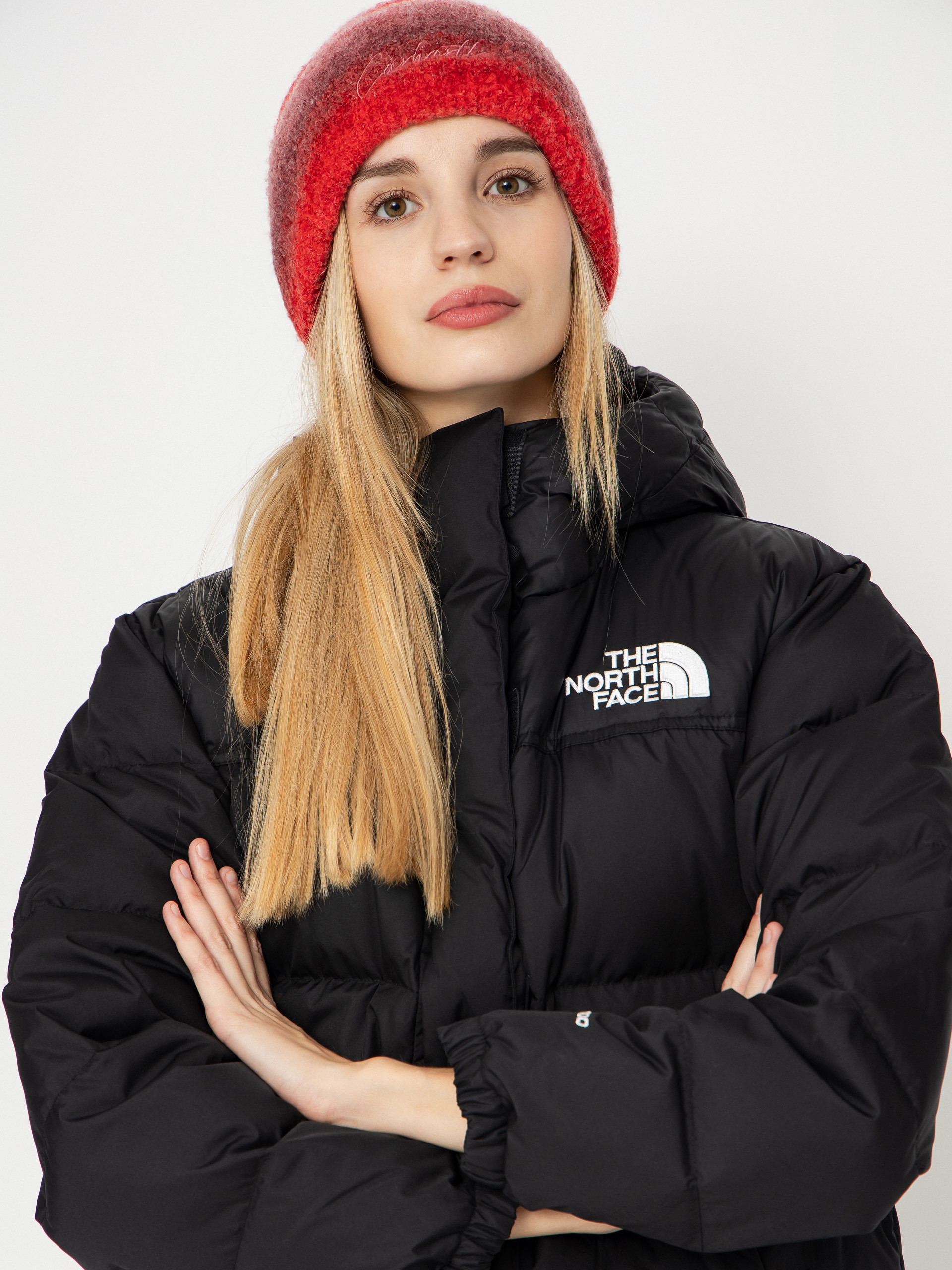 Bunda The North Face Nuptse Parka Wmn (tnf black/npf/r)