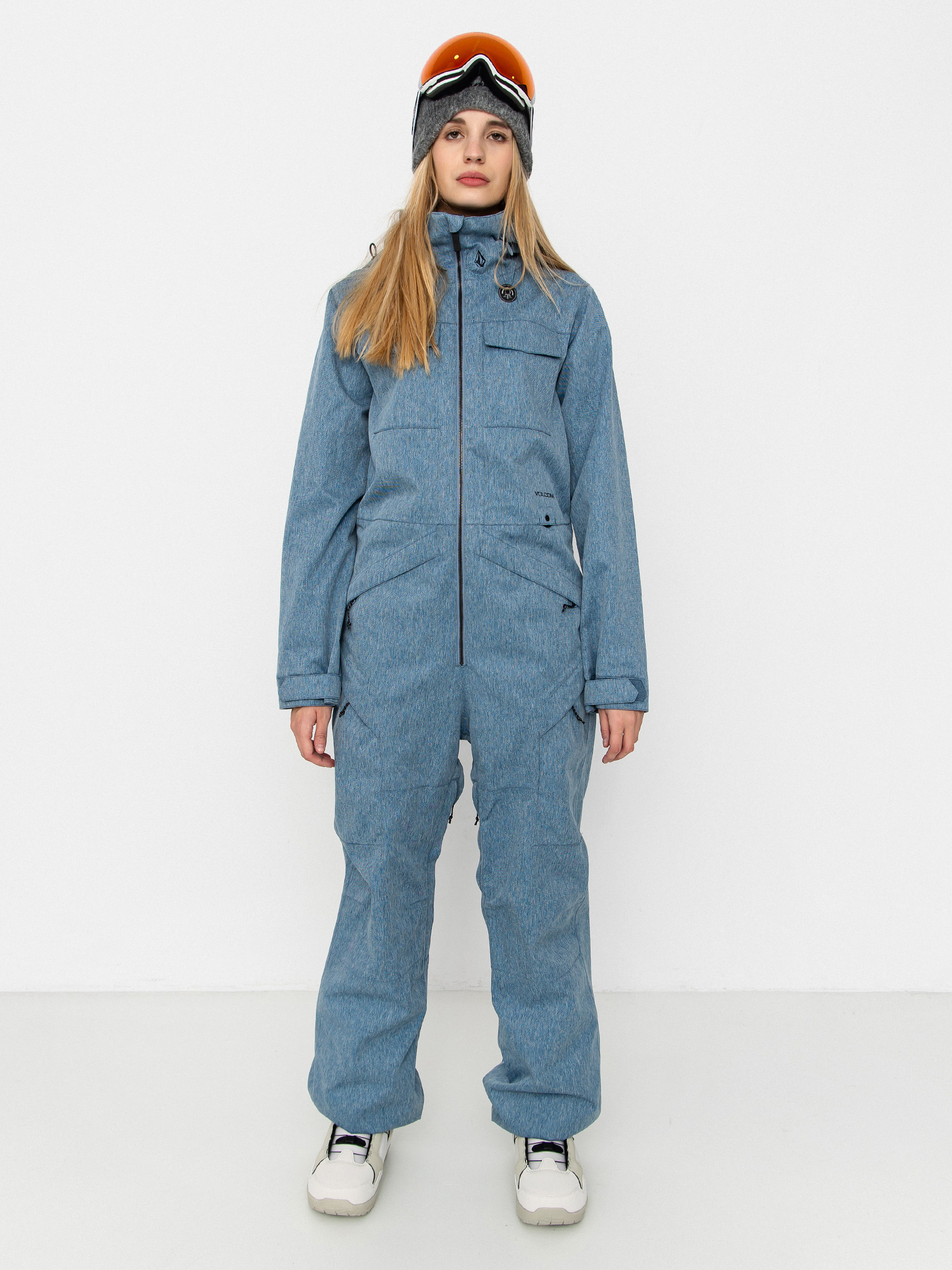 Dámský Kombinéza Volcom Shiloh Snow Suit (denim)