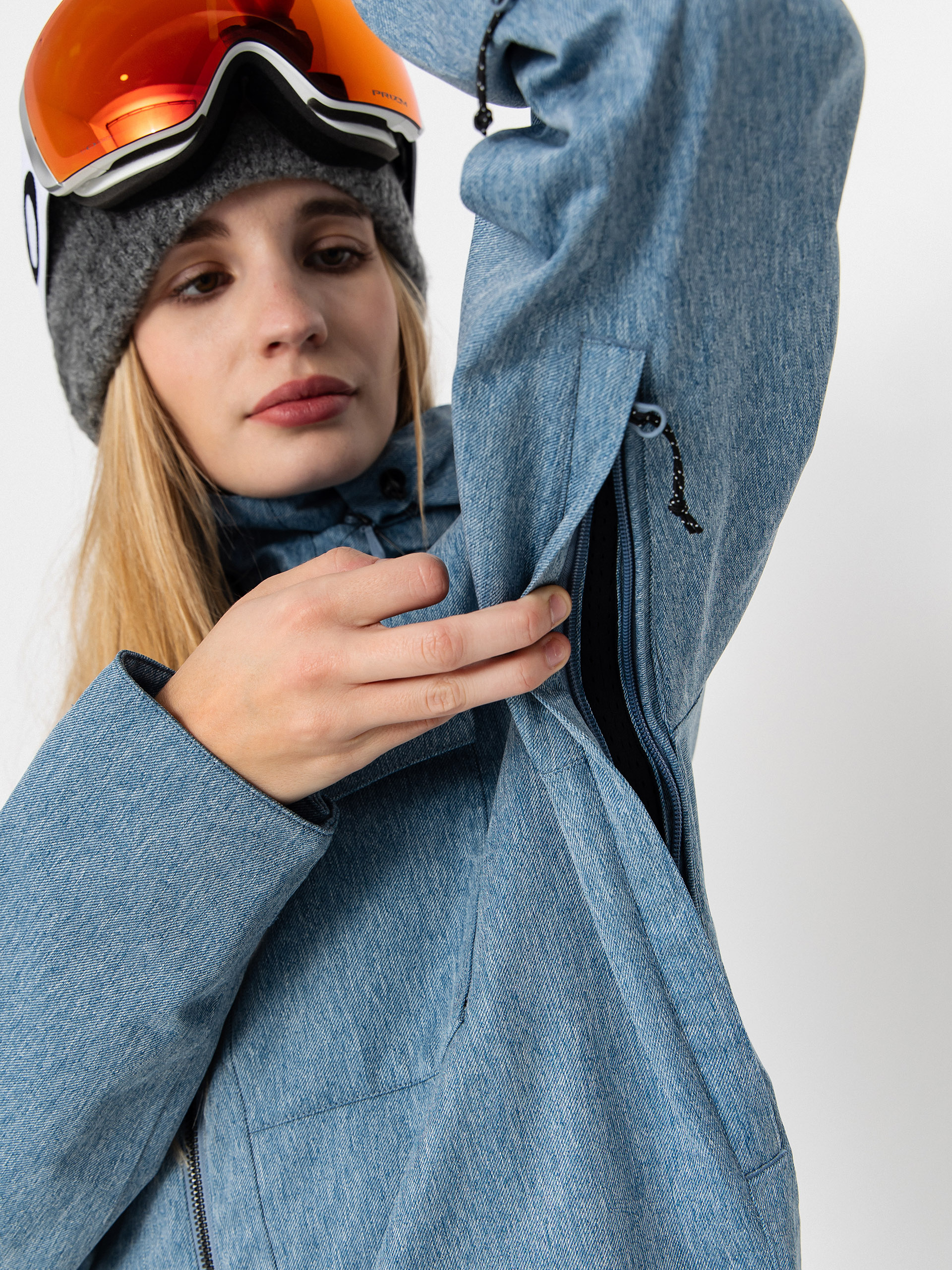Dámský Kombinéza Volcom Shiloh Snow Suit (denim)