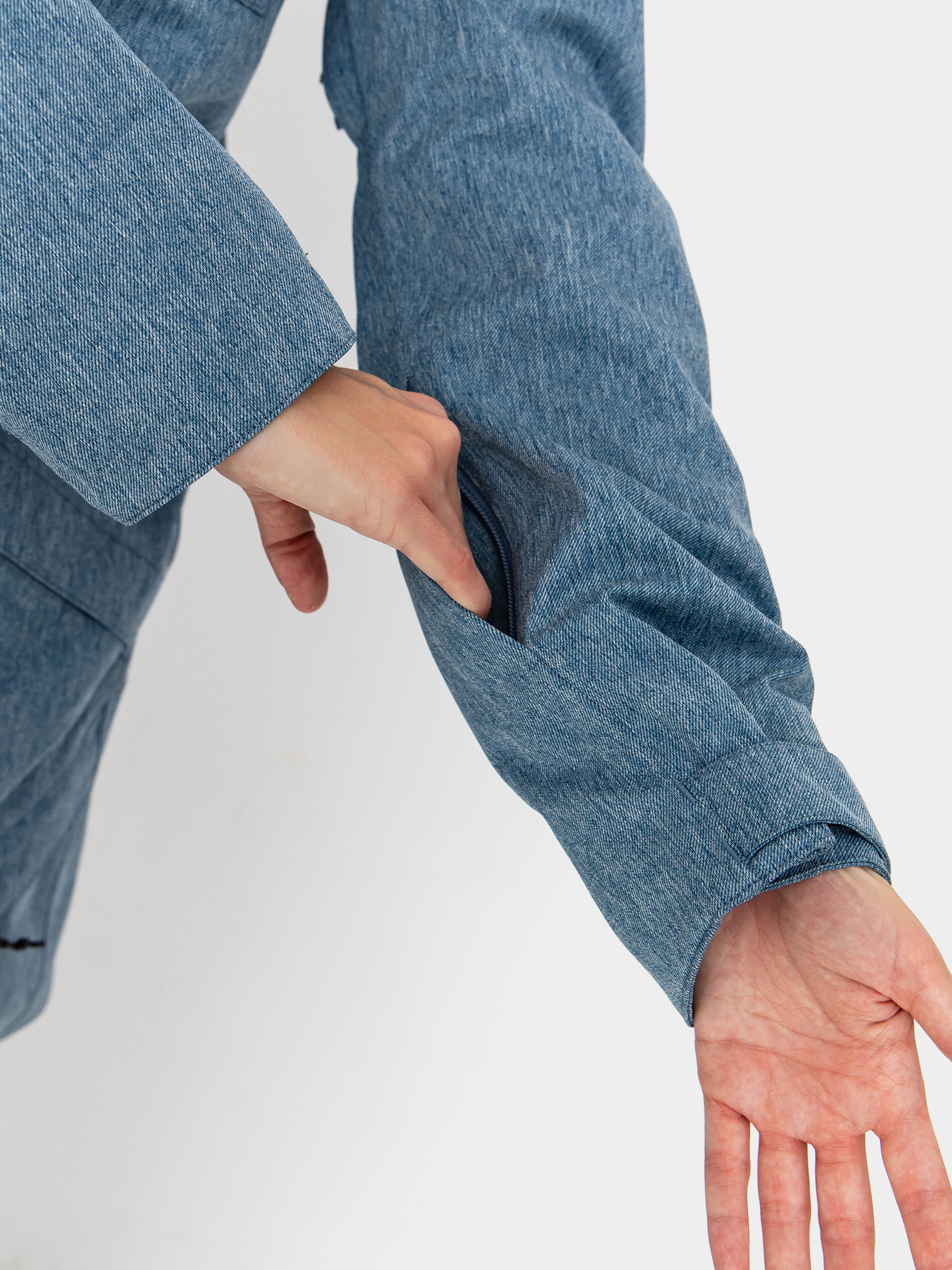 Dámský Kombinéza Volcom Shiloh Snow Suit (denim)