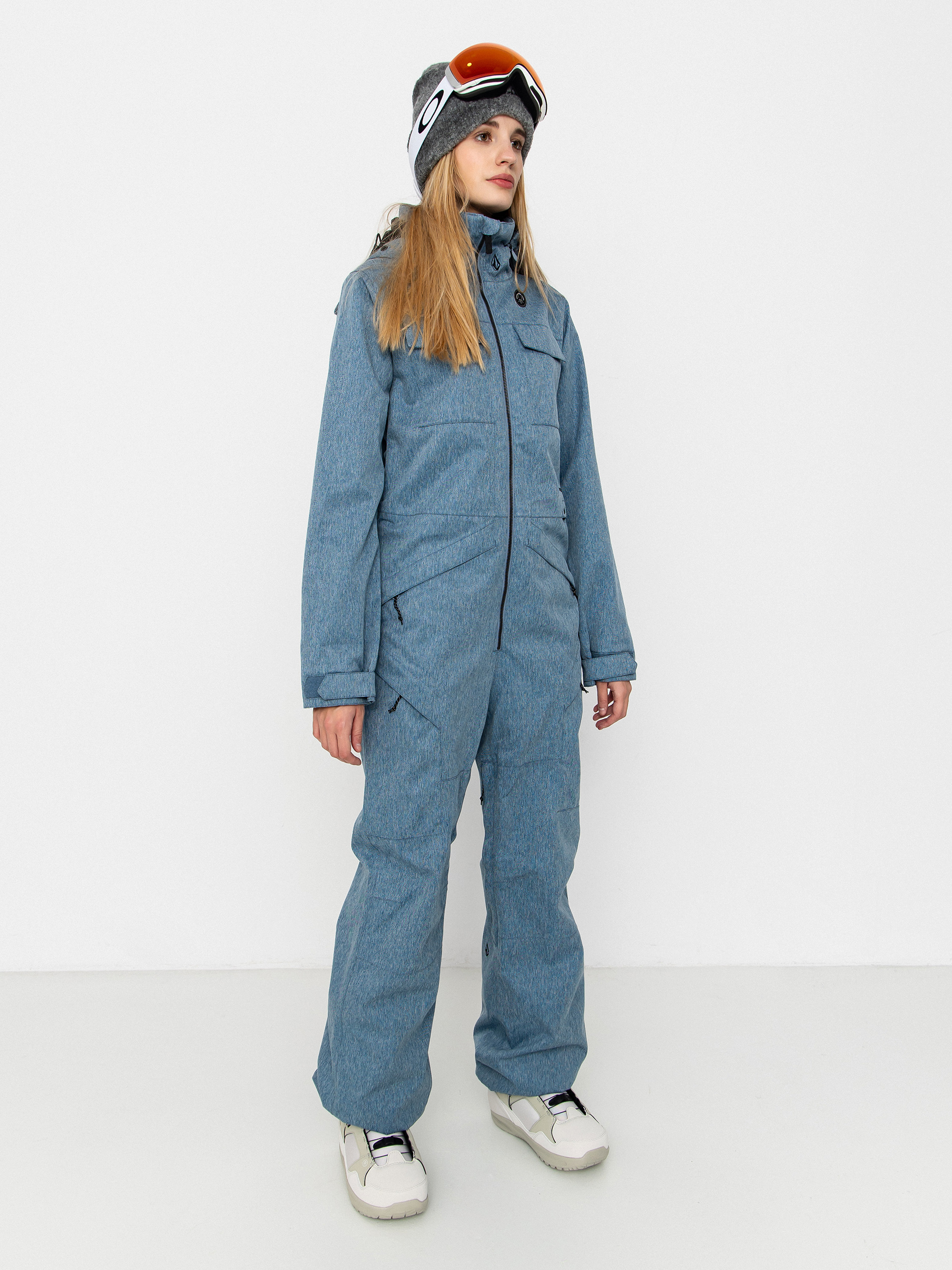 Dámský Kombinéza Volcom Shiloh Snow Suit (denim)