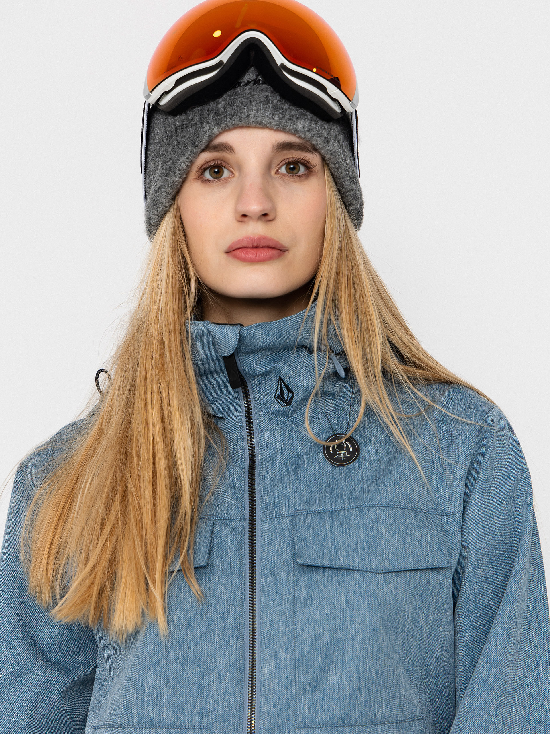 Dámský Kombinéza Volcom Shiloh Snow Suit (denim)
