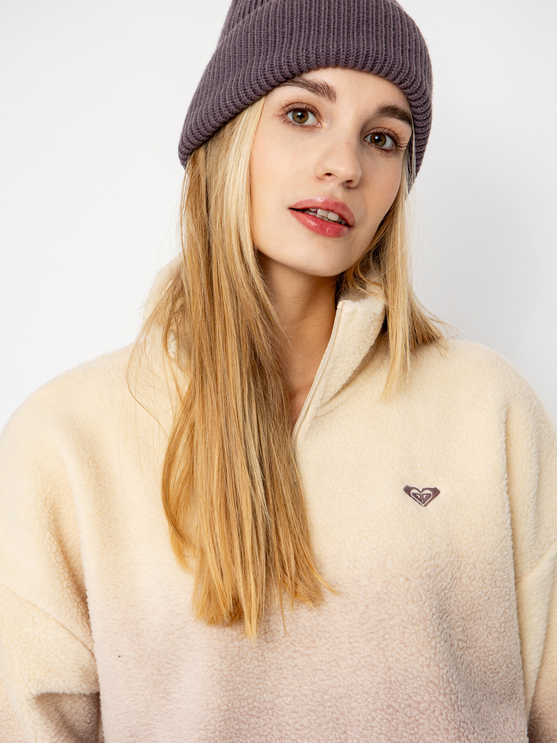 Dámský Fleecová mikina Roxy Live Out Loud Gradient (huckleberry)