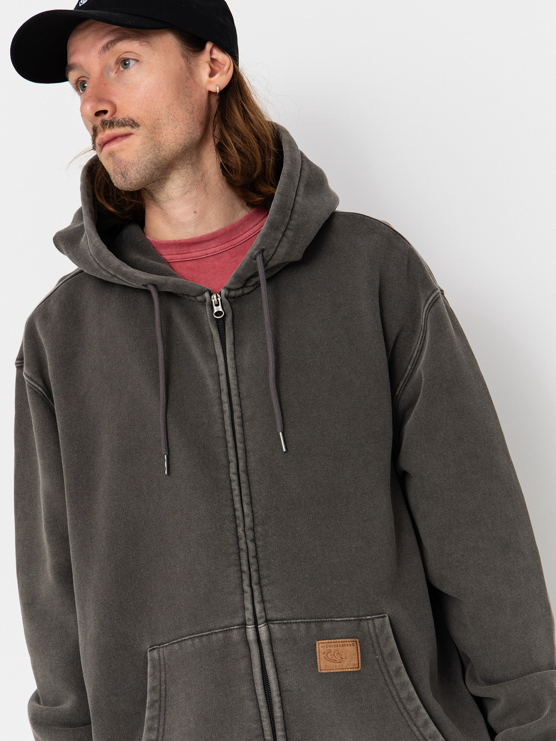 Mikina s kapucí Element Cargo ZHD (off black)