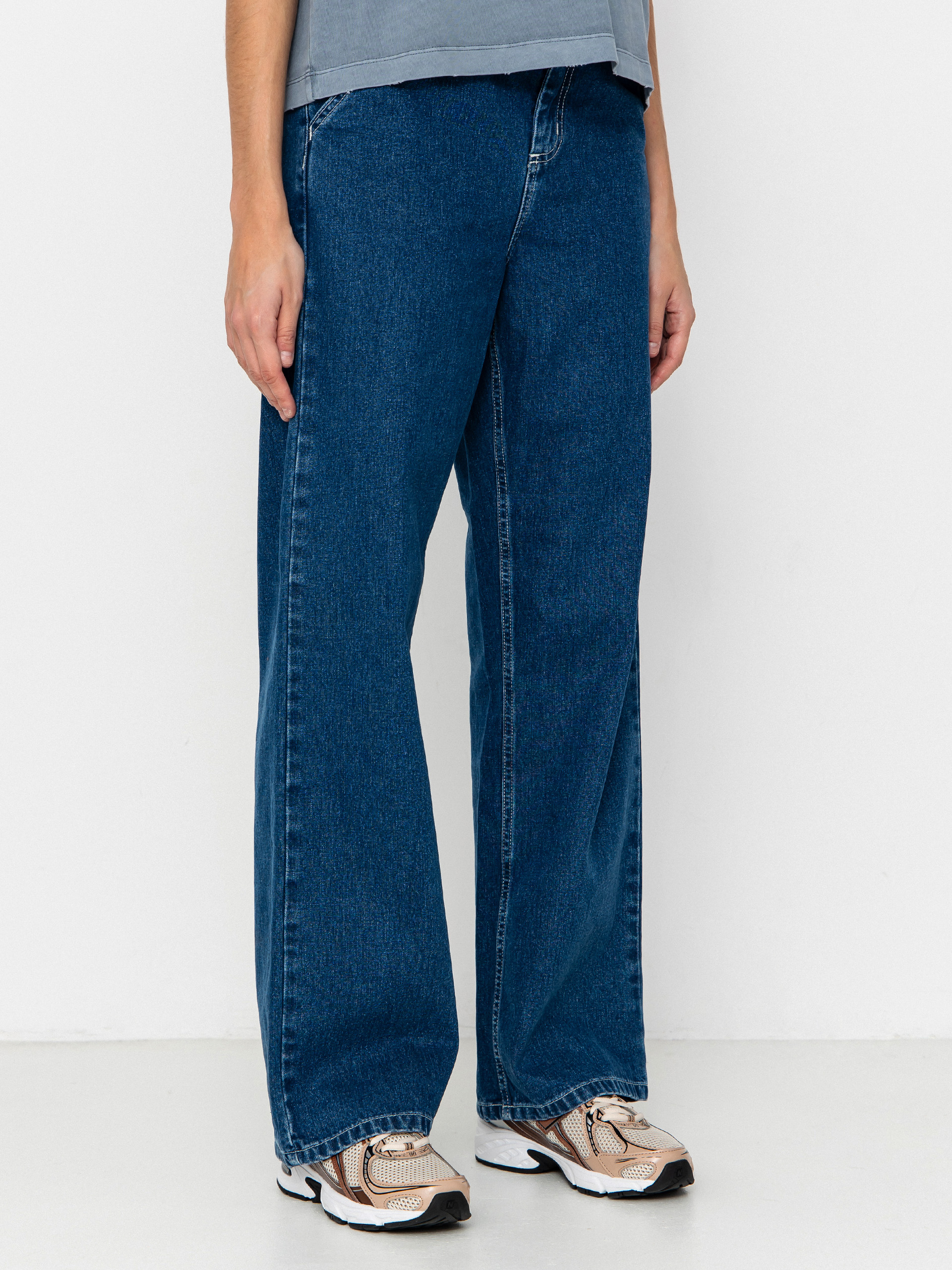 Kalhoty Carhartt WIP Simple Wmn (blue)