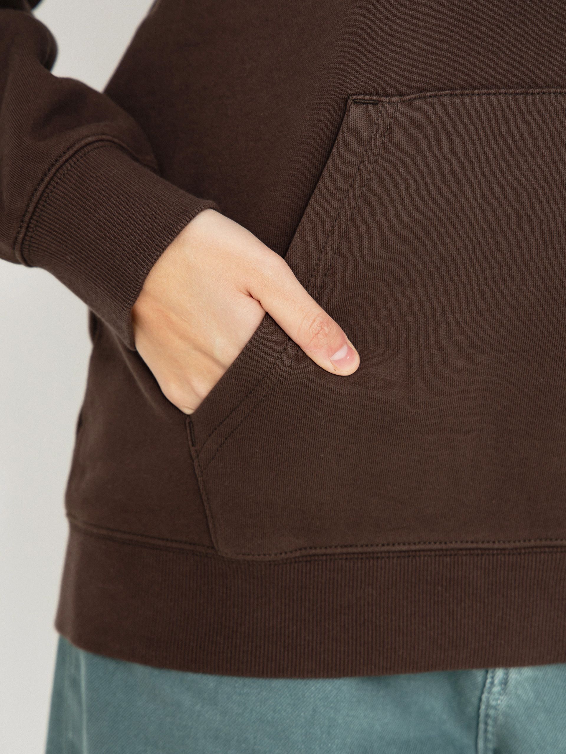 Mikina s kapucí Carhartt WIP Carhartt HD Wmn (vitola/phlox)