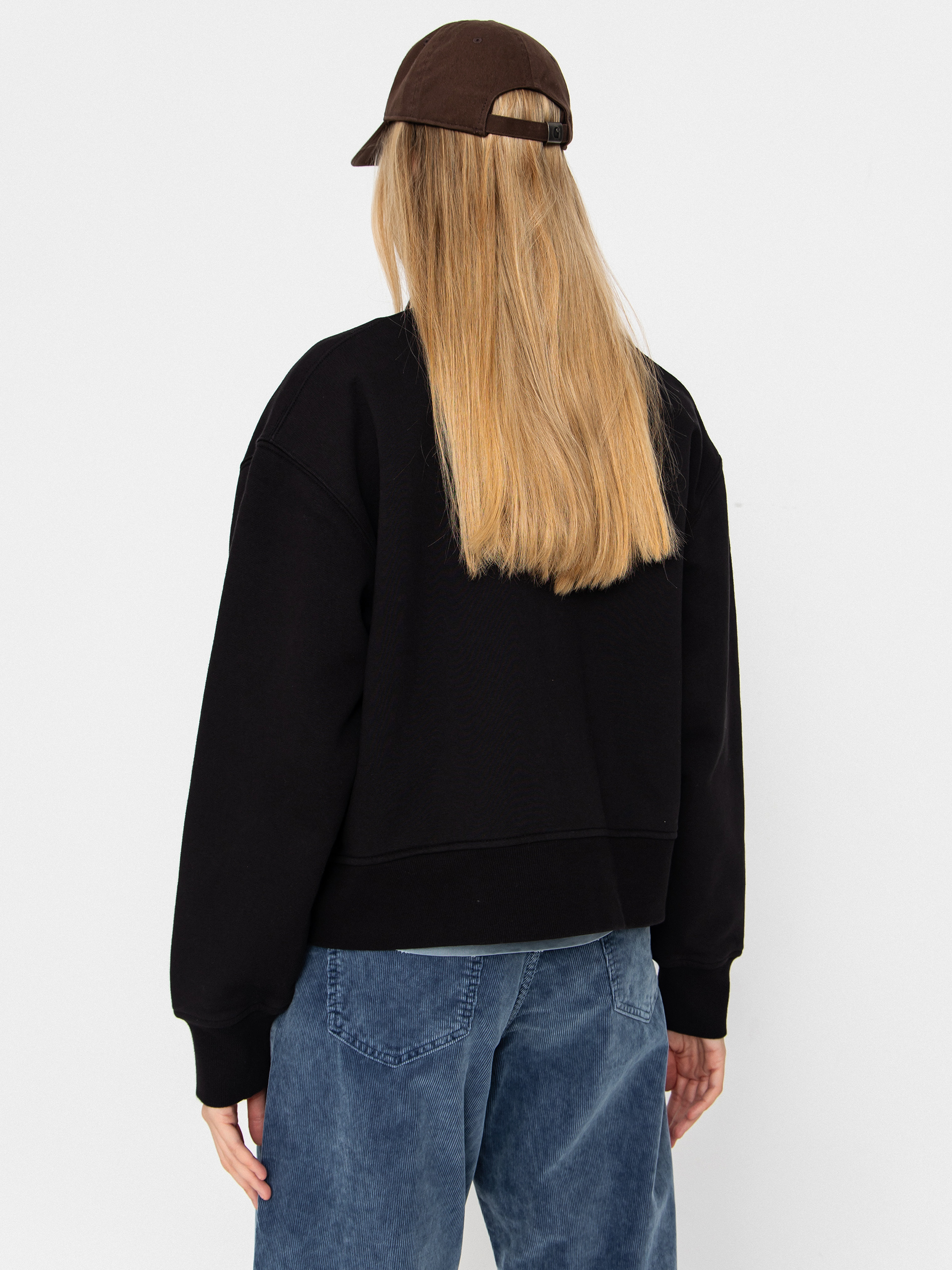 Bunda Carhartt WIP Detroit Wmn (black/stone washed)