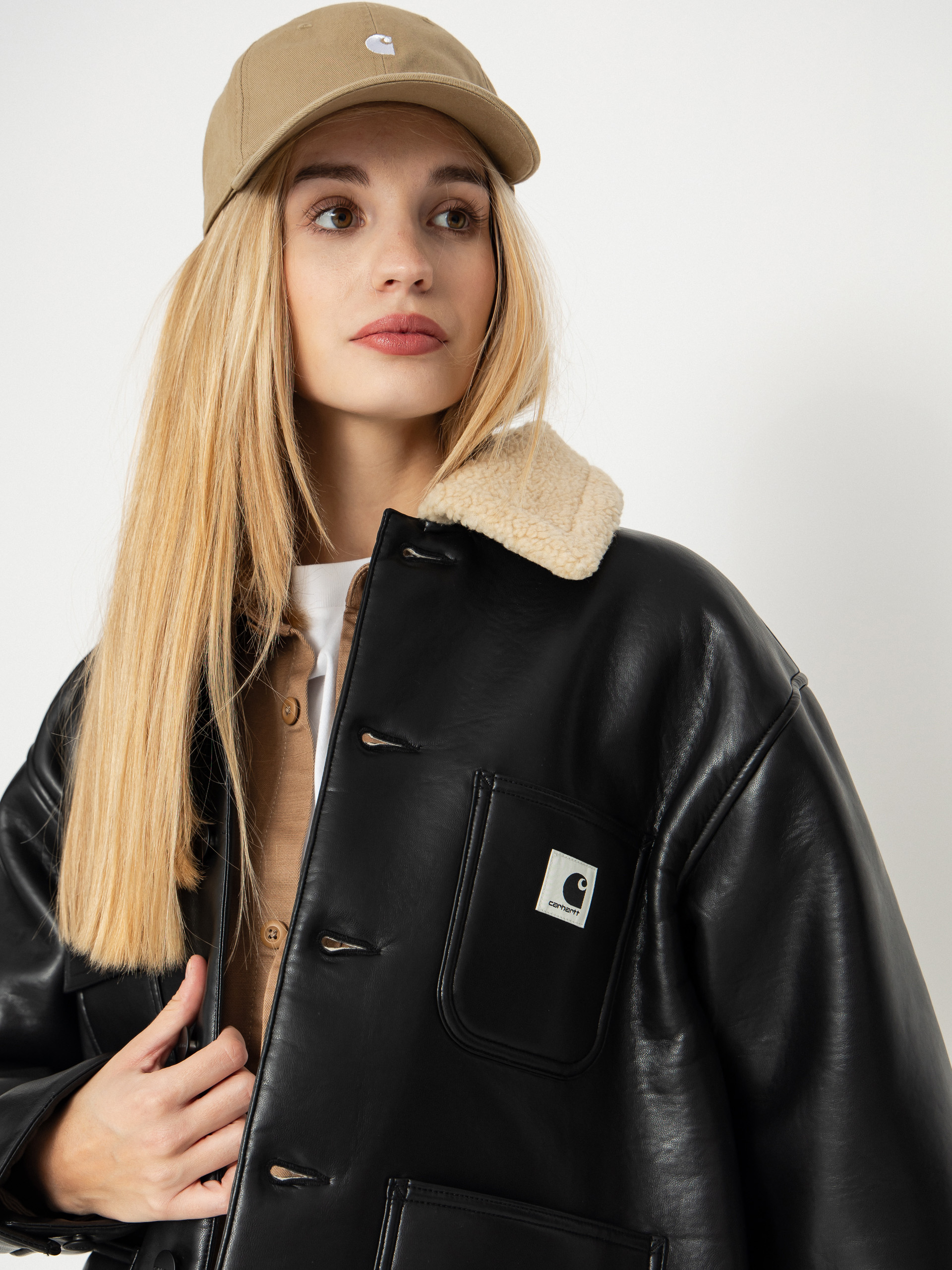 Bunda Carhartt WIP Shepton OG Michigan Coat Wmn (black/natural)