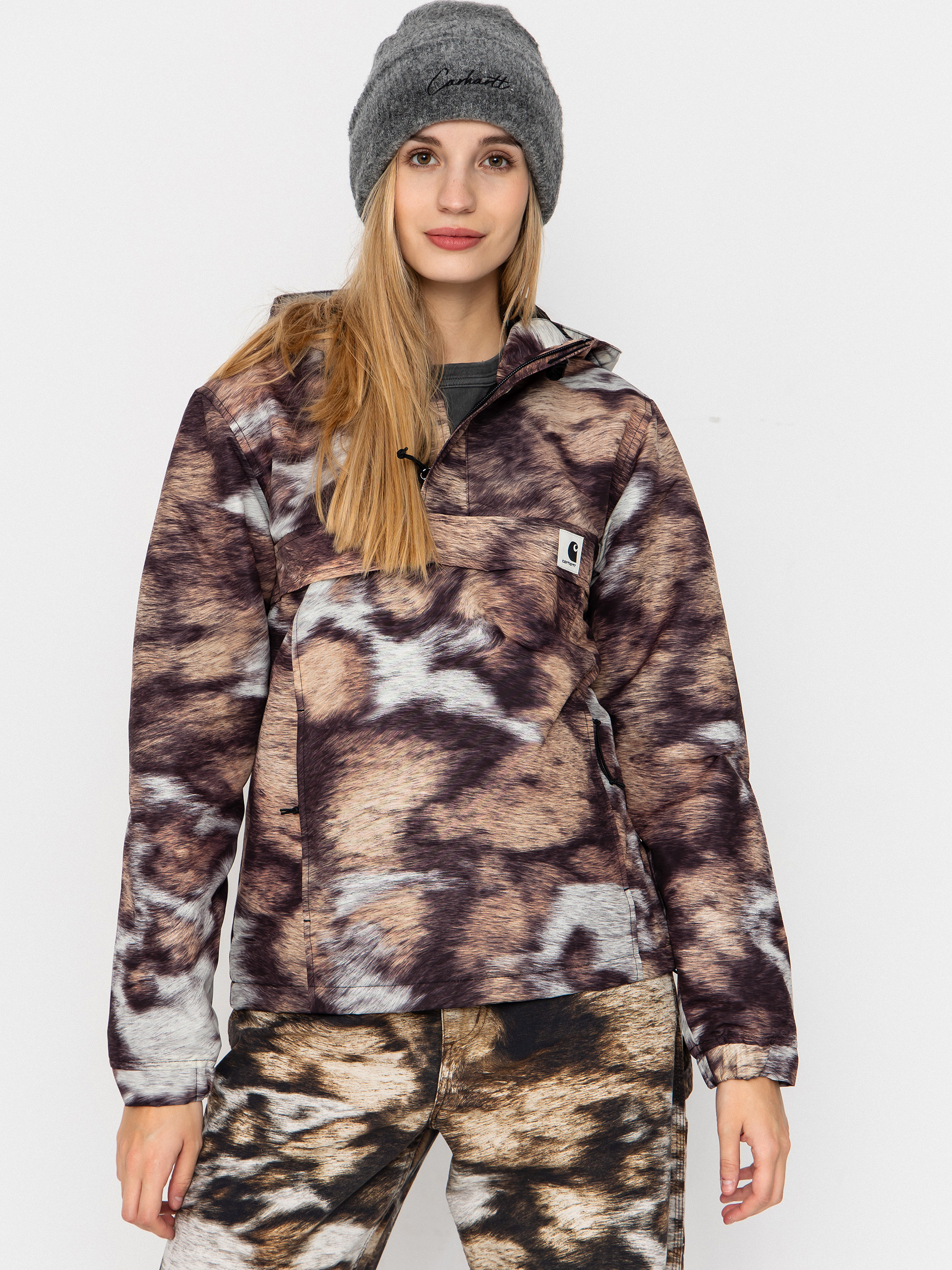 Bunda Carhartt WIP Nimbus Pullover Wmn (wild dog print)