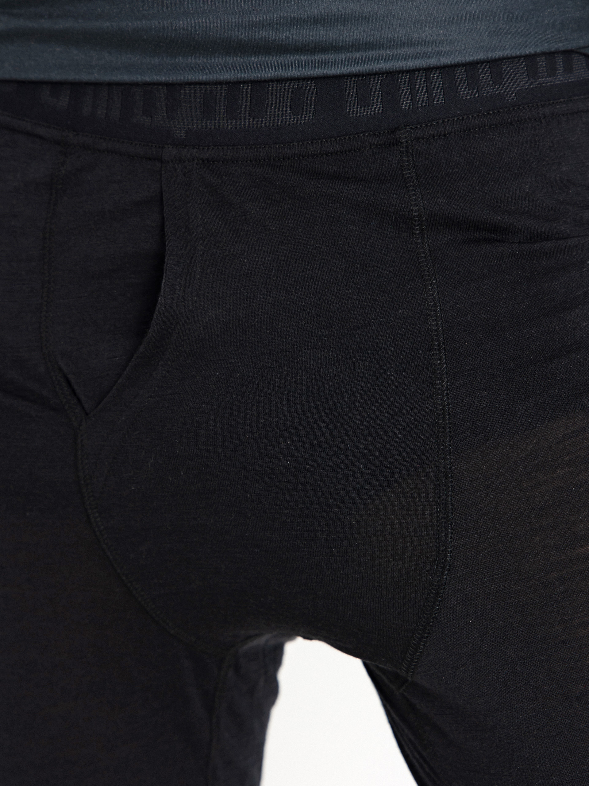 Pánské Termoleginy ThirtyTwo Ridelite Merino Knicker (black/black)