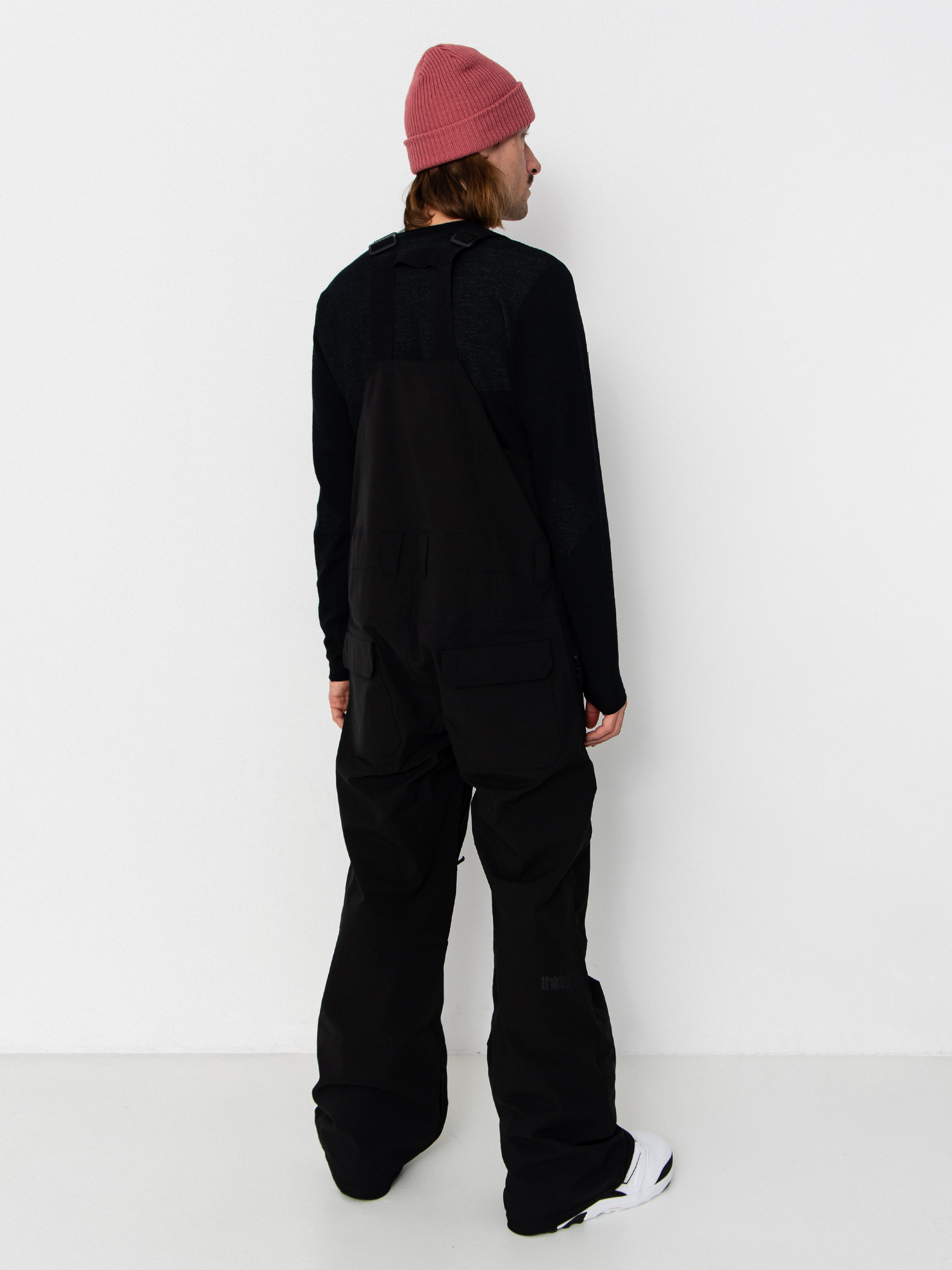 Pánské Snowboardové kalhoty  ThirtyTwo Basement Bib (black)
