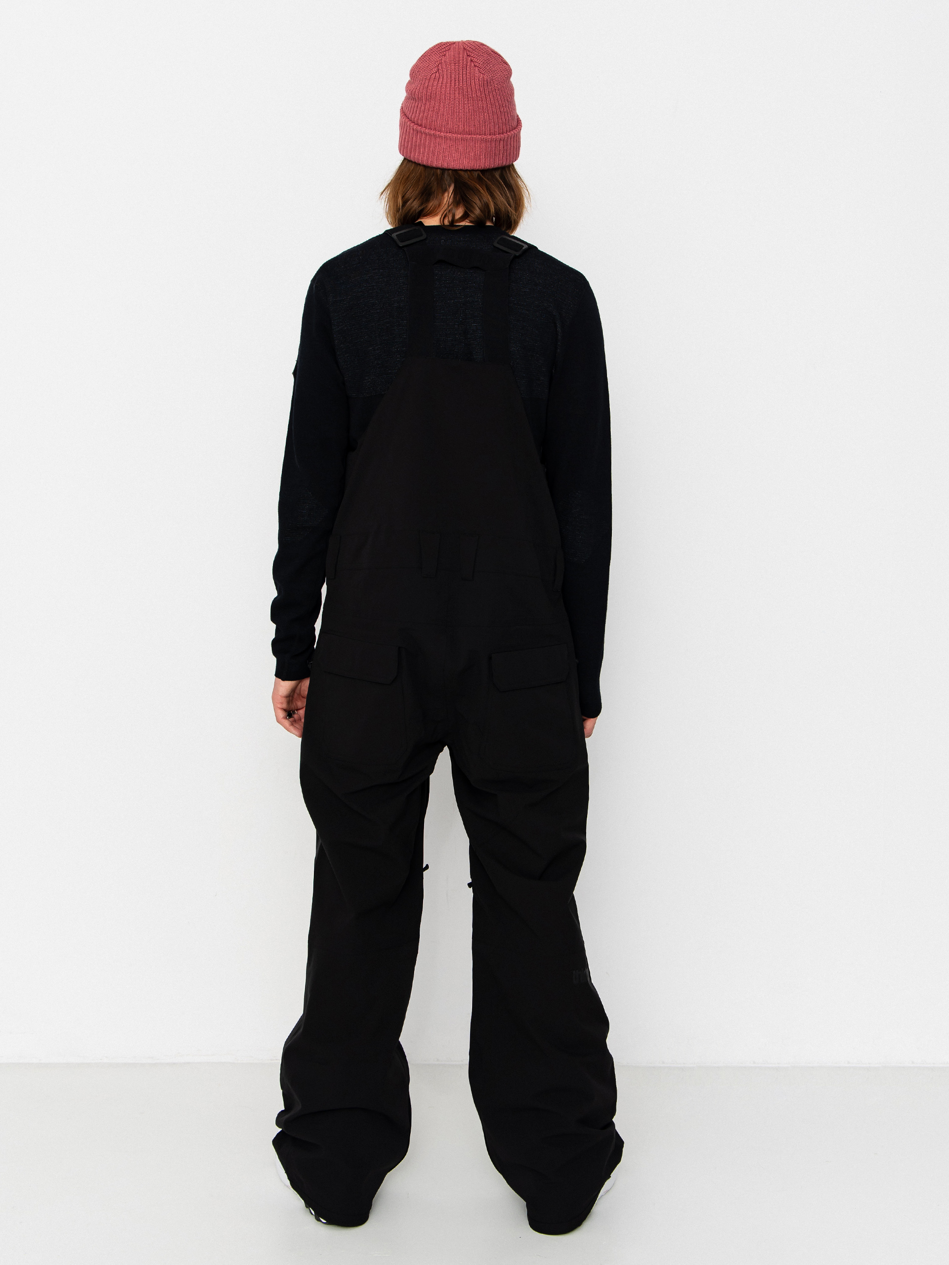 Pánské Snowboardové kalhoty  ThirtyTwo Basement Bib (black)