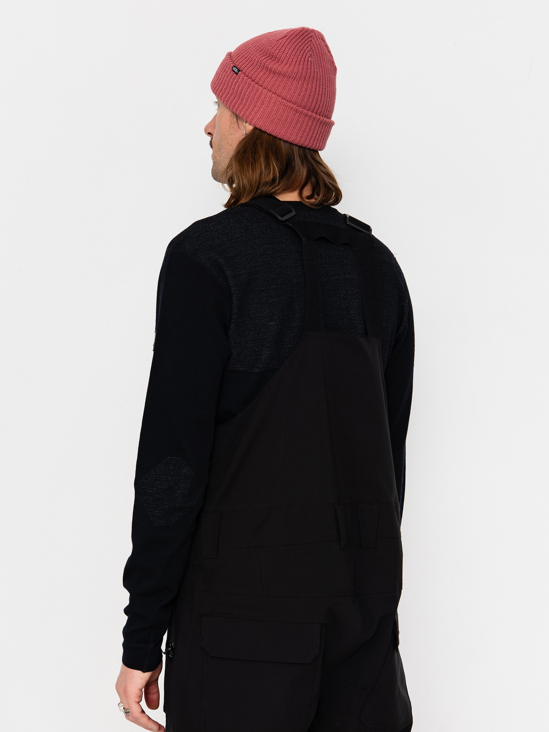 Pánské Snowboardové kalhoty  ThirtyTwo Basement Bib (black)
