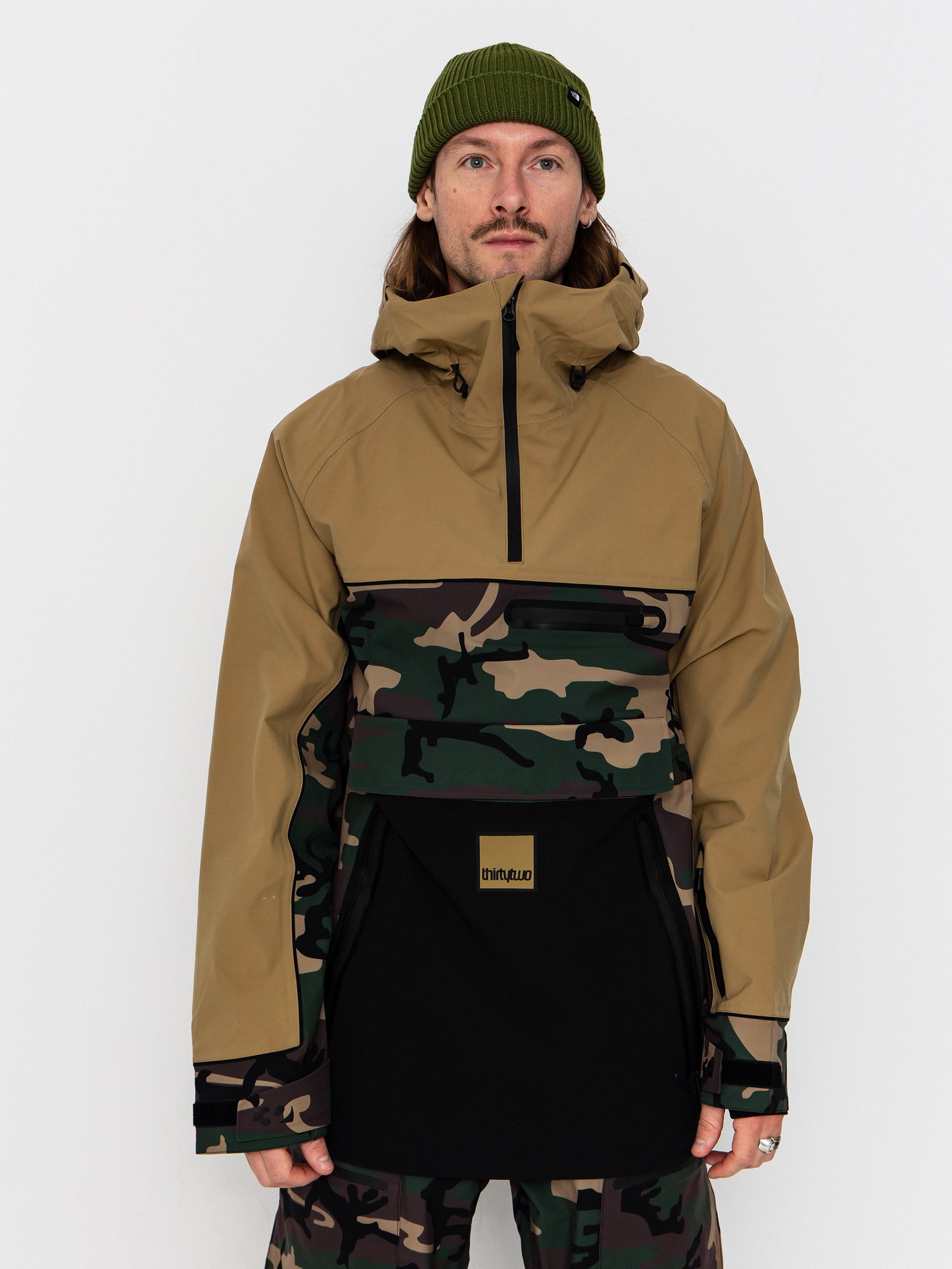 Pánská Snowboardová bunda ThirtyTwo Light Anorak (camo)