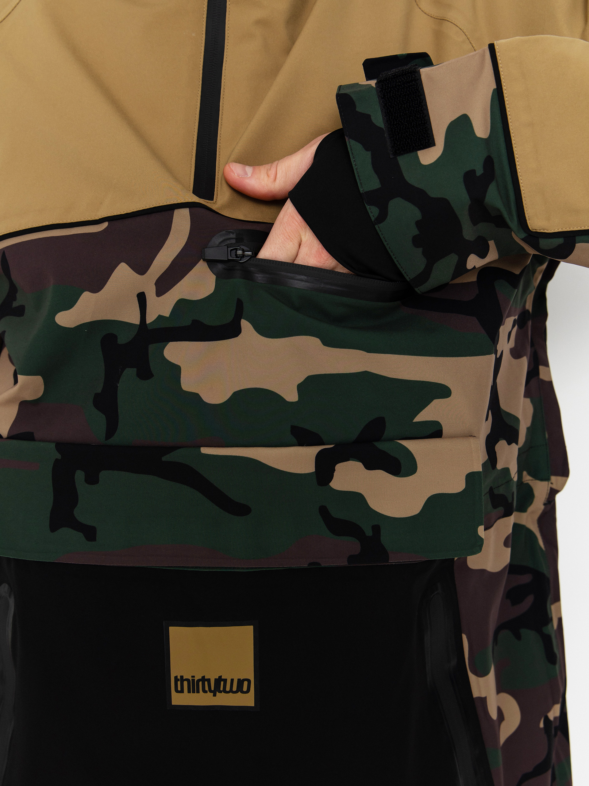 Pánská Snowboardová bunda ThirtyTwo Light Anorak (camo)