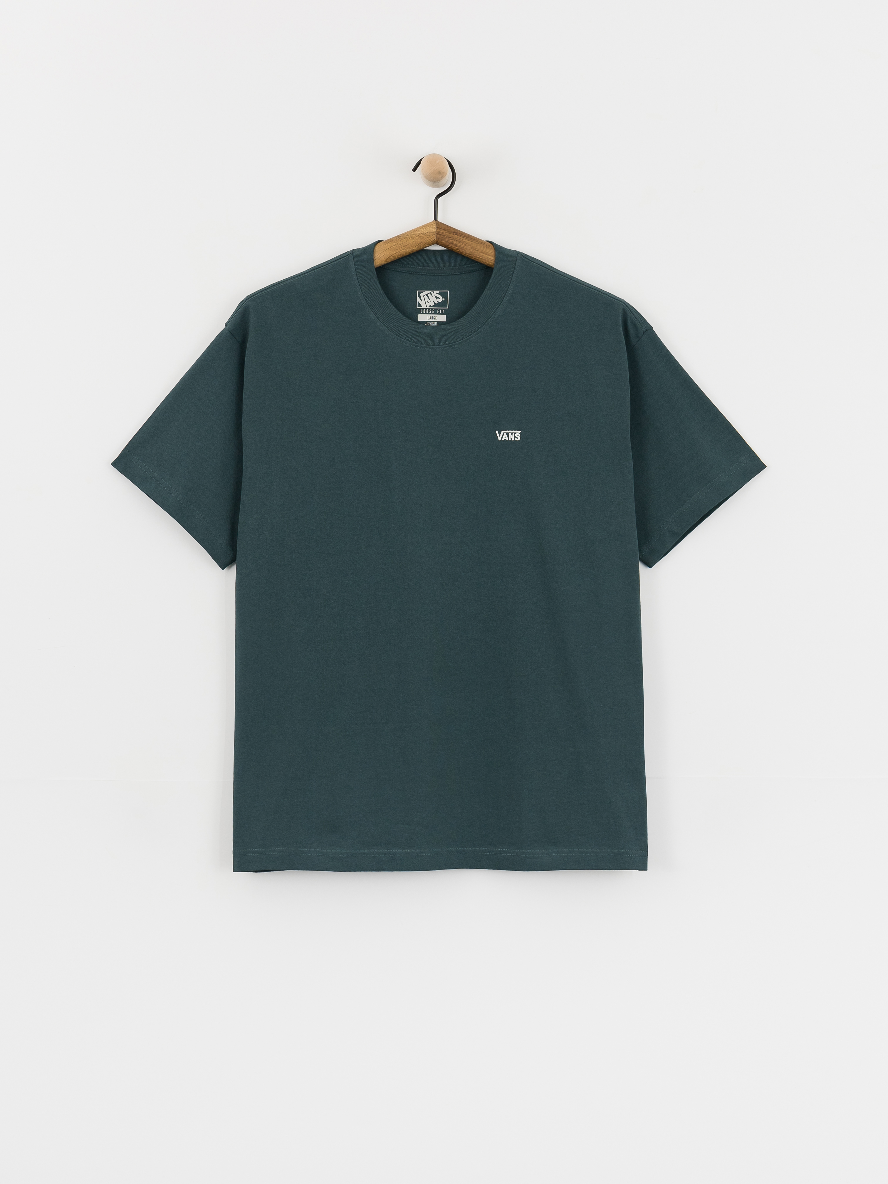 Tričko Vans Left Chest II Loose (mystic moss)