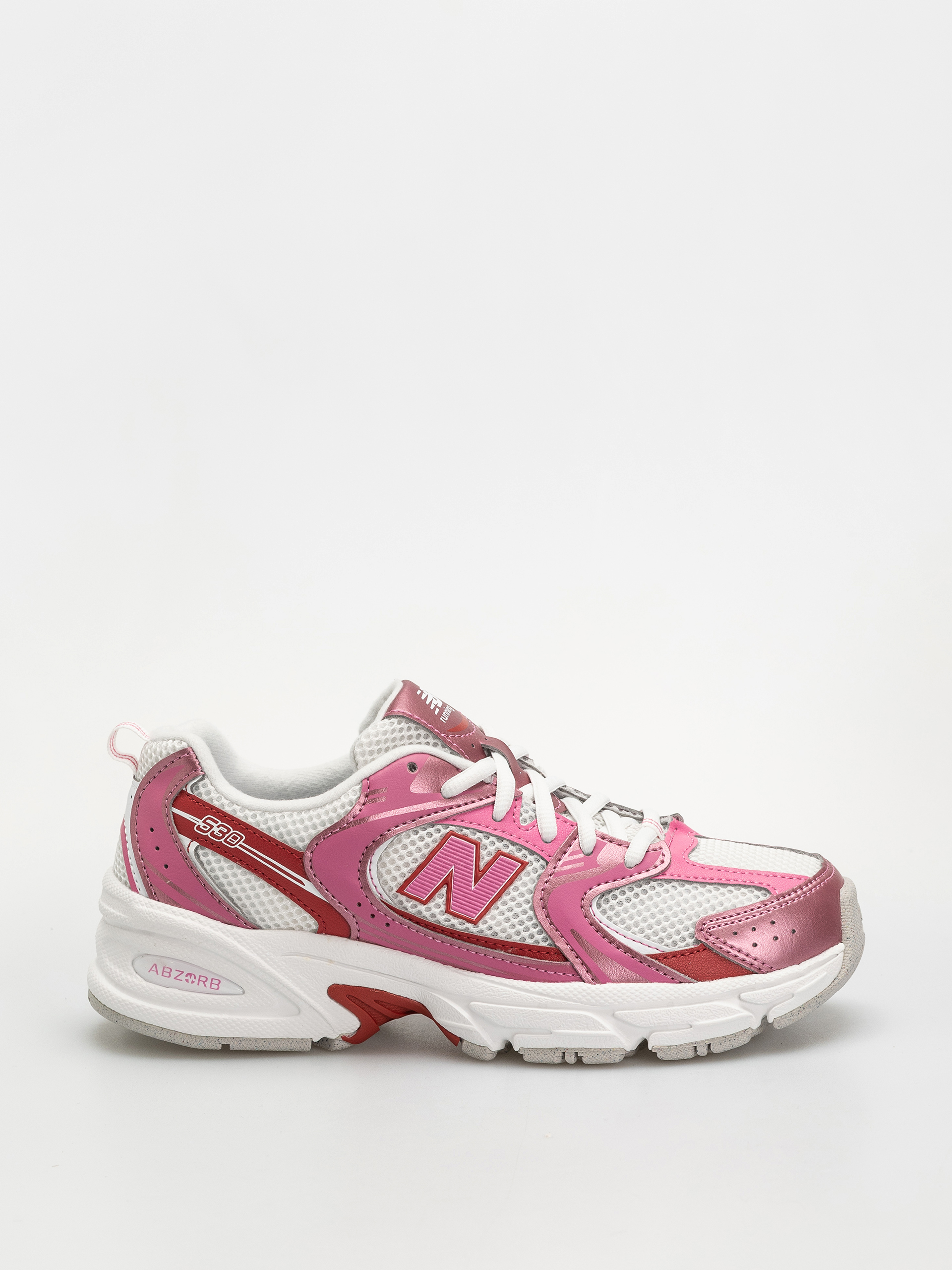 Boty New Balance 530 JR (pink satin/shadow red)