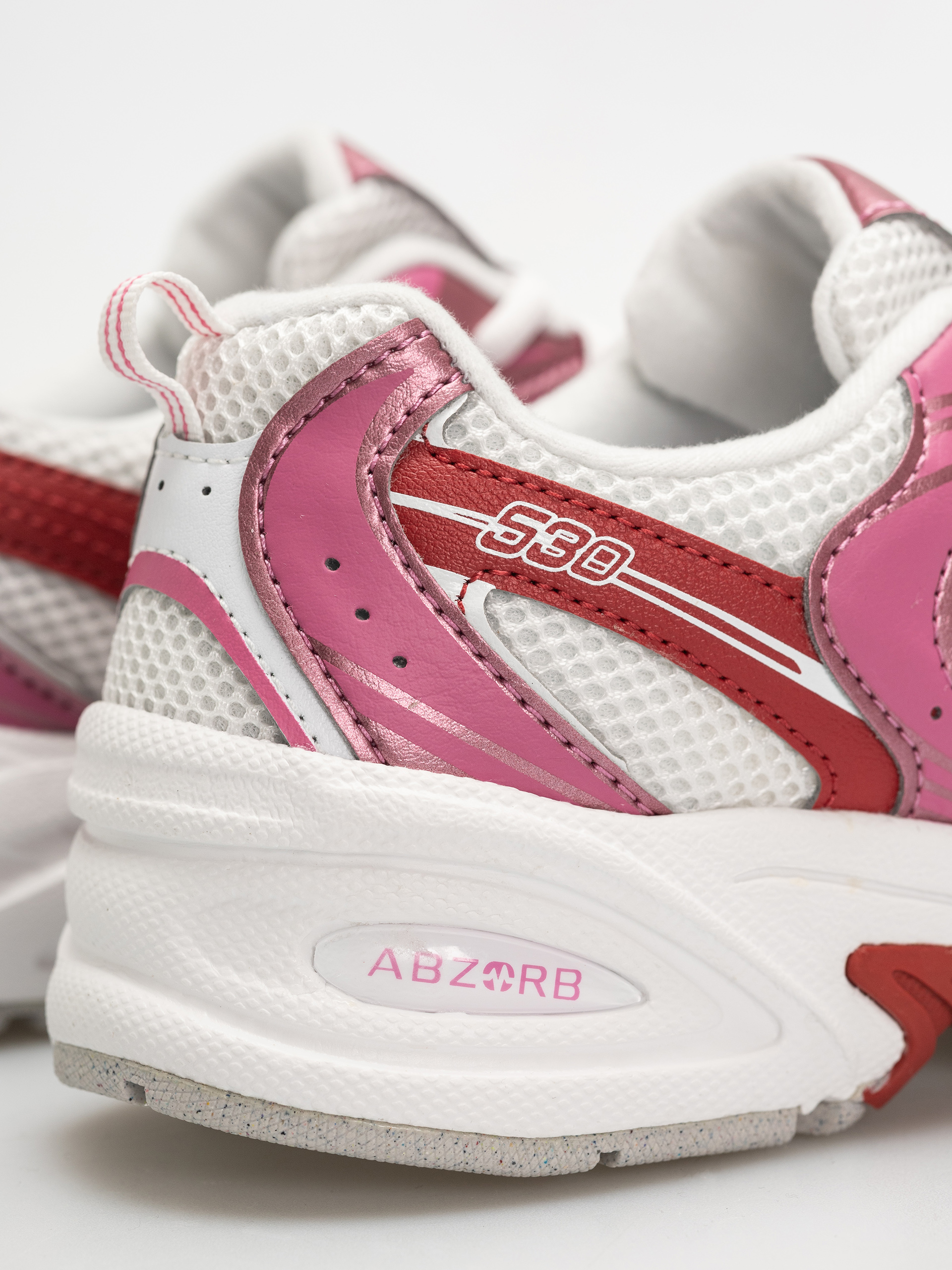 Boty New Balance 530 JR (pink satin/shadow red)