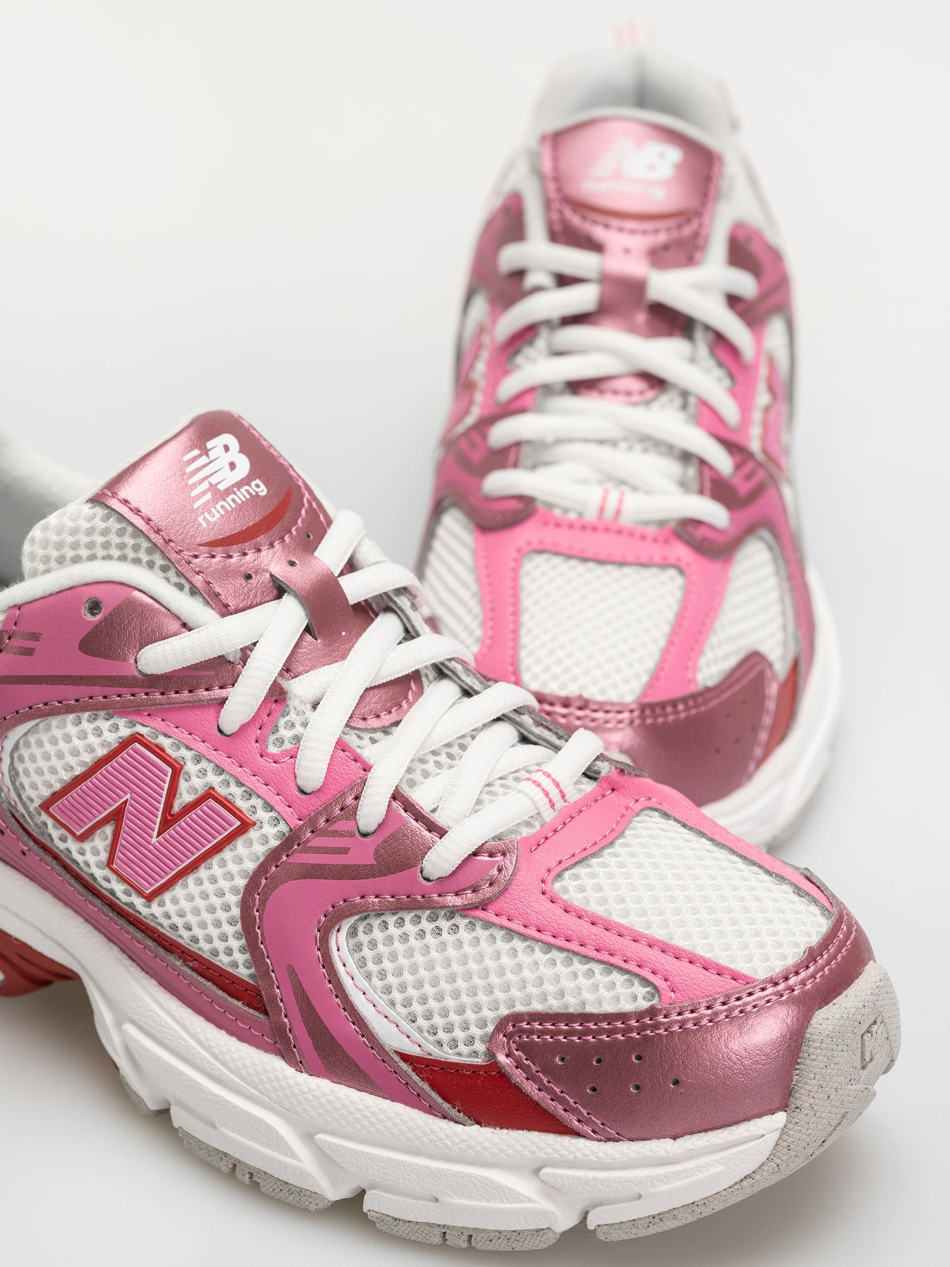 Boty New Balance 530 JR (pink satin/shadow red)