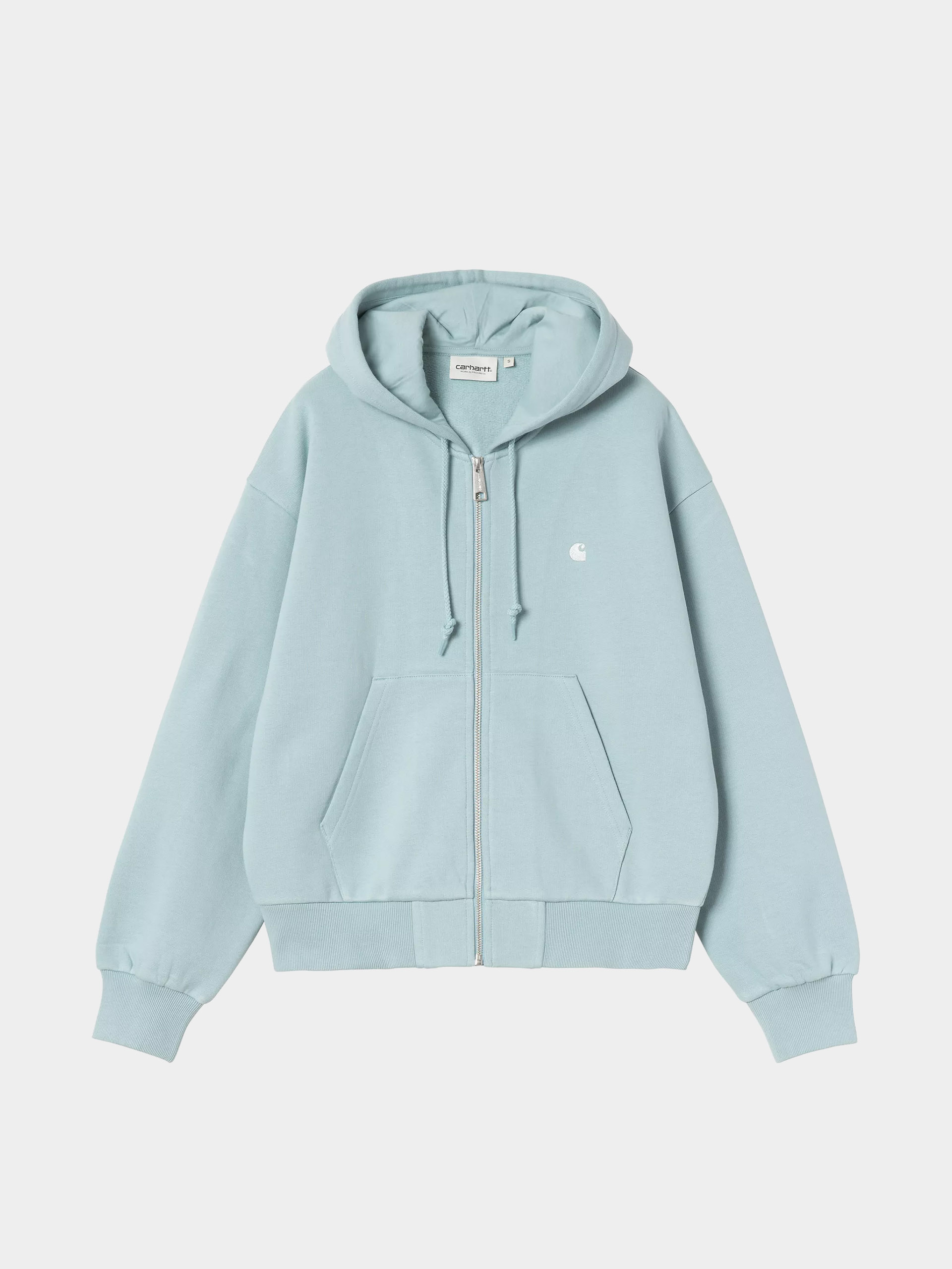 Mikina s kapucu00ed Carhartt WIP Casey ZHD Wmn (tourmaline/silver)