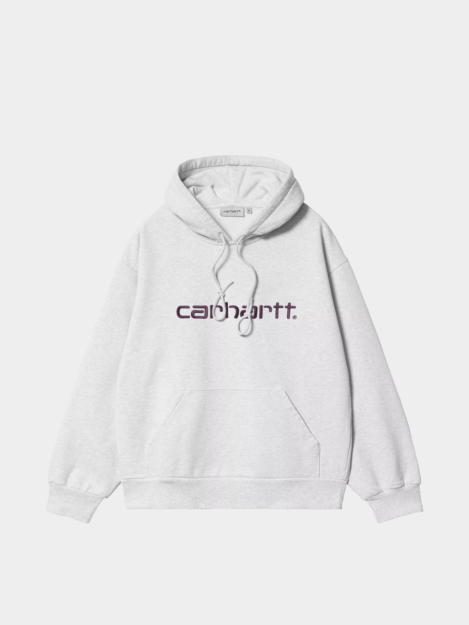 Mikina s kapucí Carhartt WIP Carhartt HD (ash heather/cozy purple)