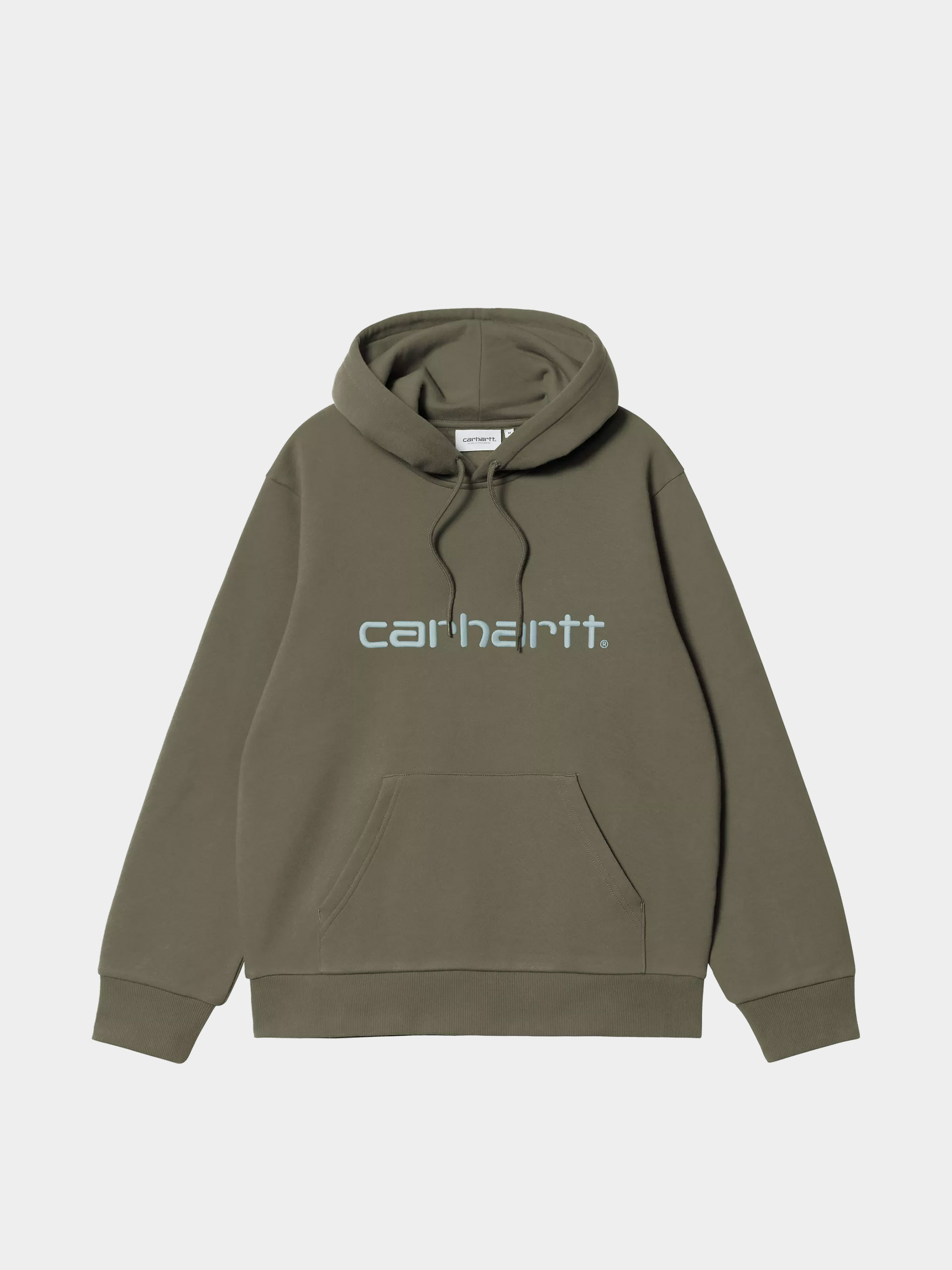 Mikina s kapucu00ed Carhartt WIP Carhartt HD (leaf/tourmaline)