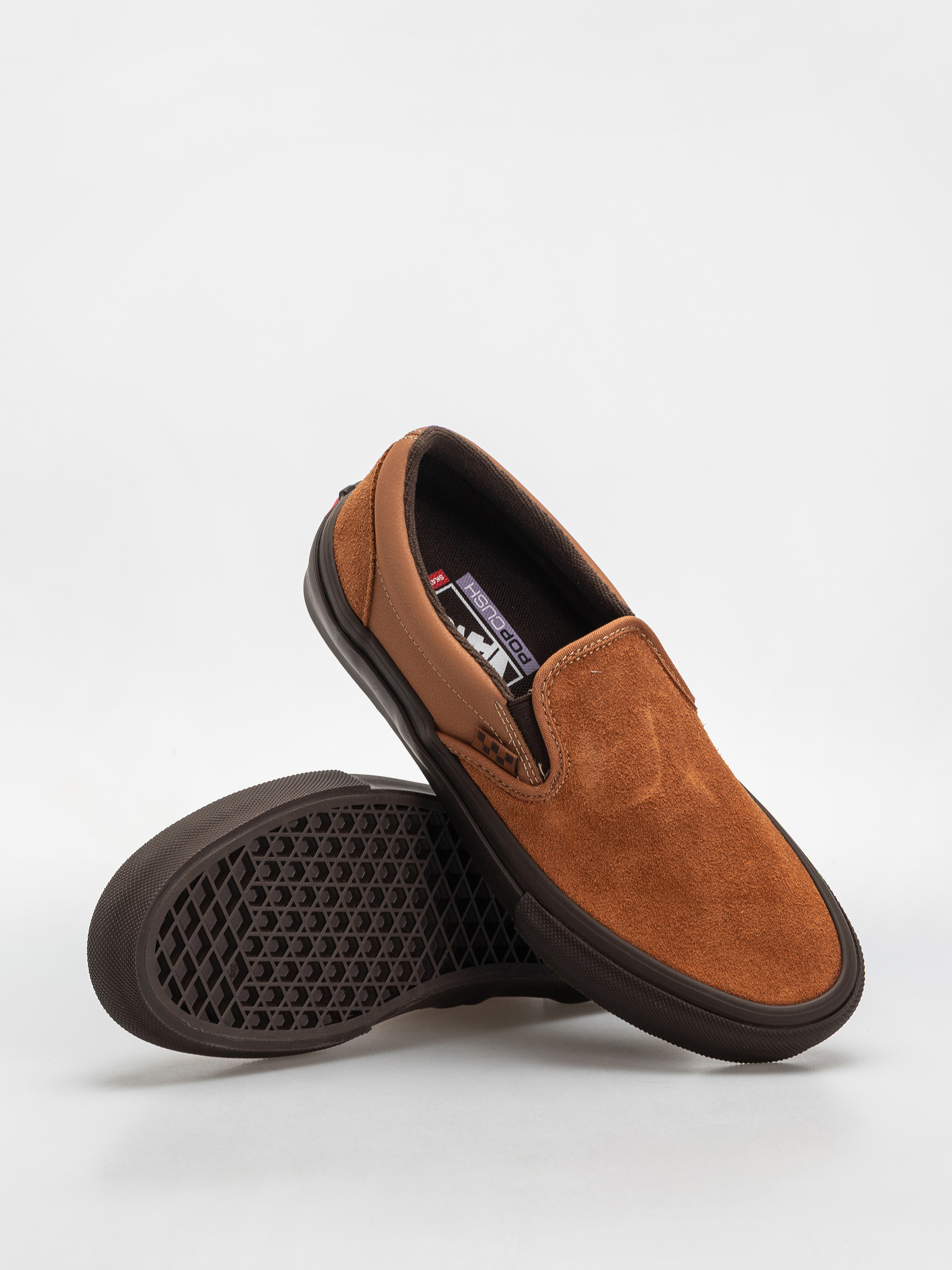 Boty Vans Skate Slip On (brown/gum)