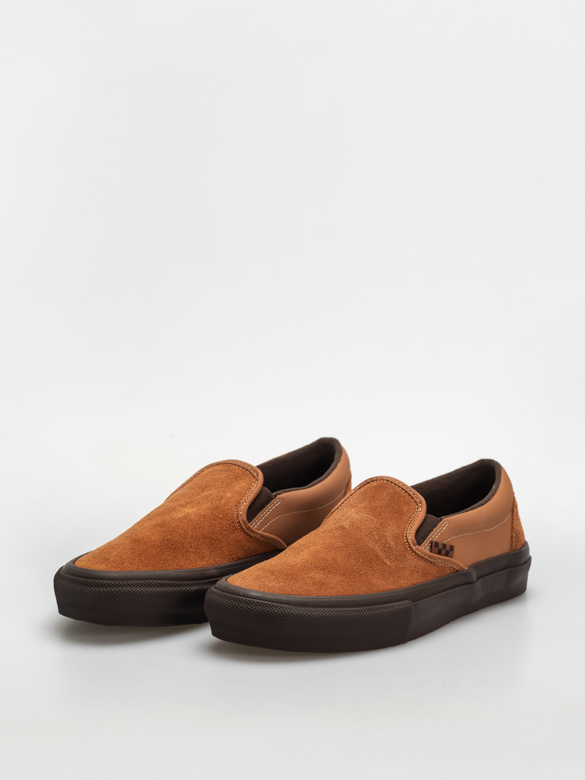 Boty Vans Skate Slip On (brown/gum)