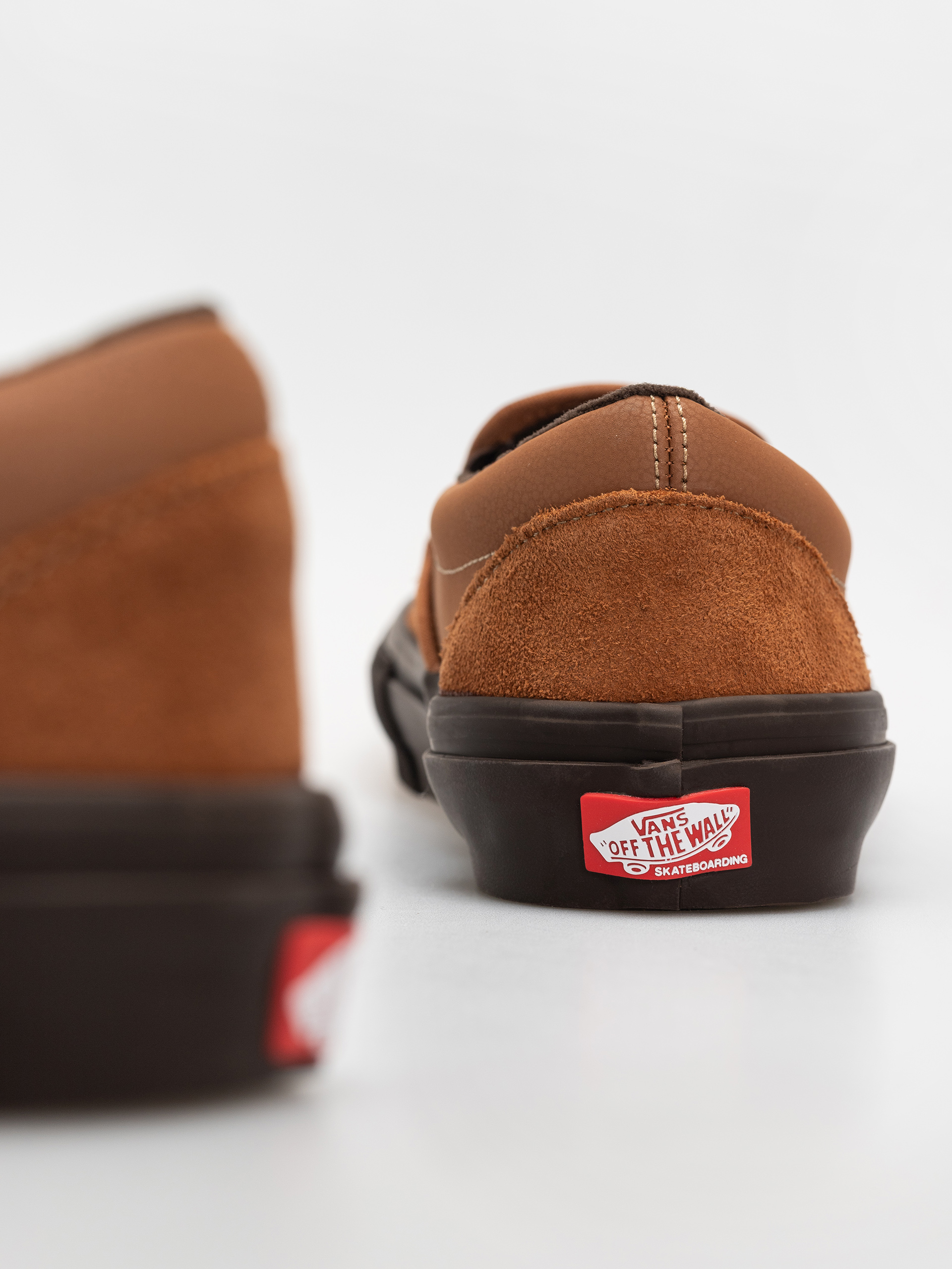 Boty Vans Skate Slip On (brown/gum)