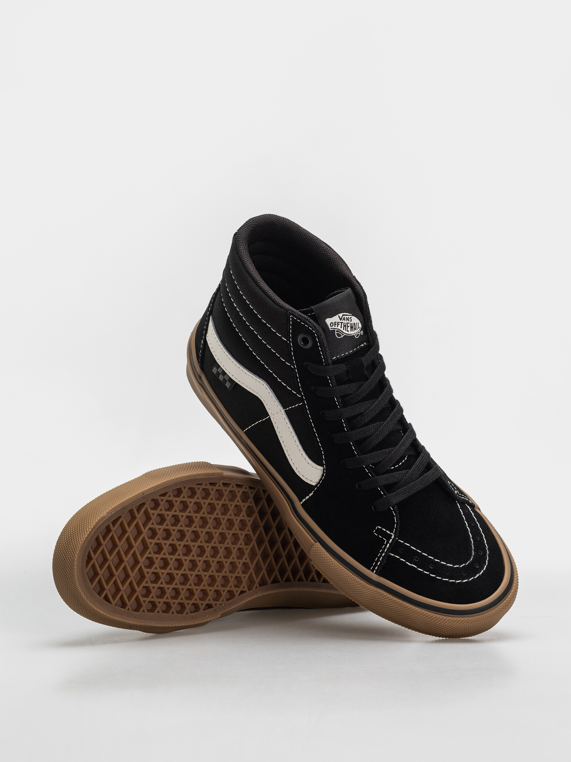 Boty Vans Skate Sk8 Hi (black/gum/white)