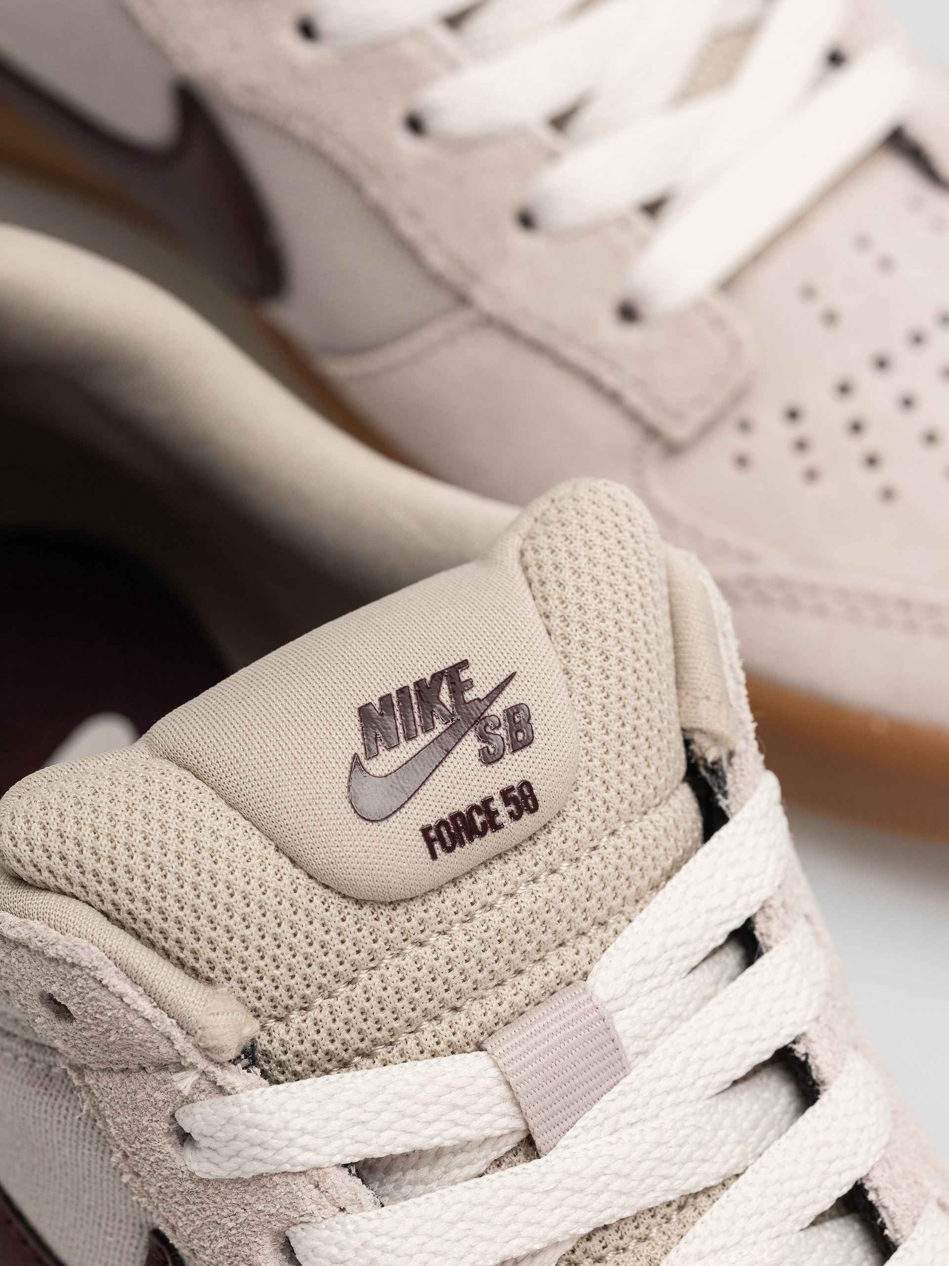 Boty Nike SB Force 58 (cream ii/burgundy crush gum light brown)